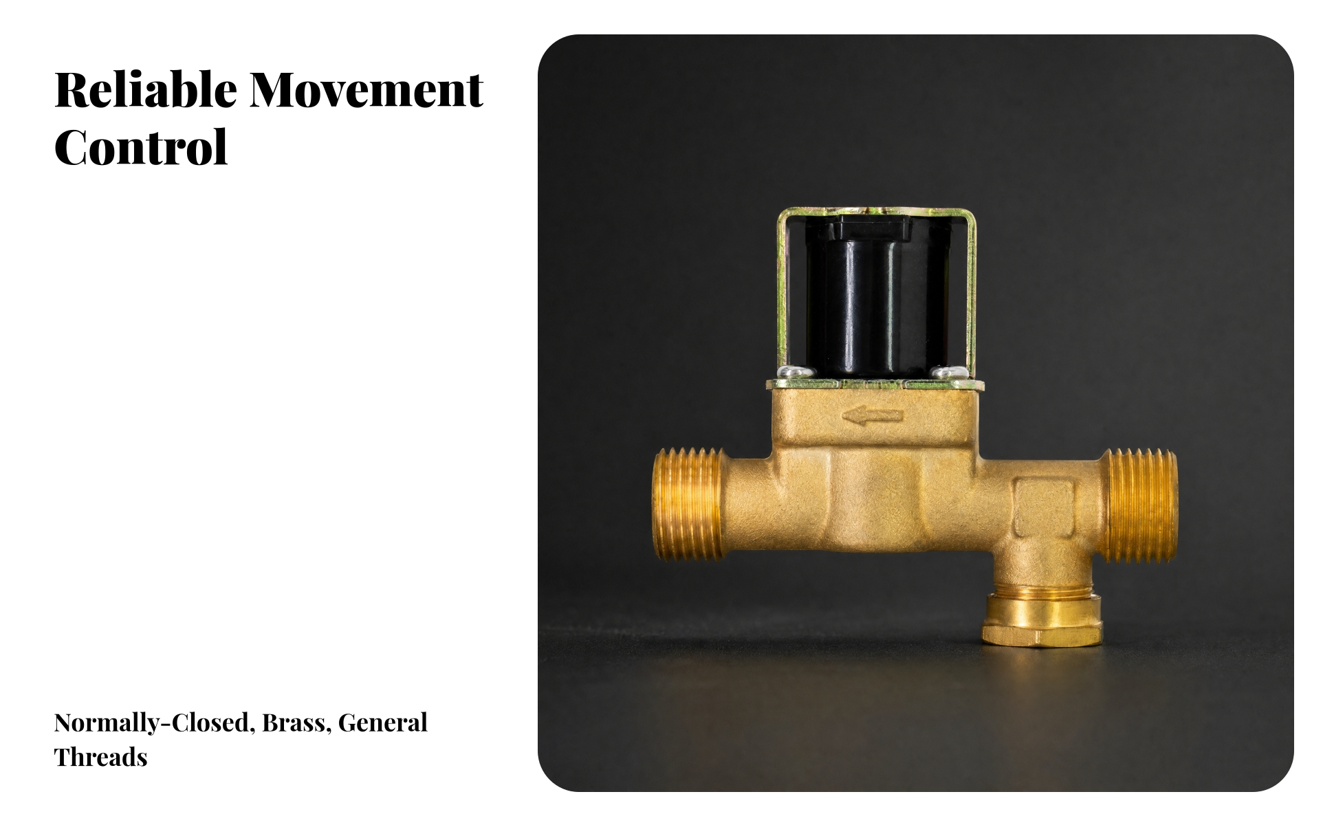 Valve Electronically Actuated Normally Closed Water Inlet Solenoid Valve