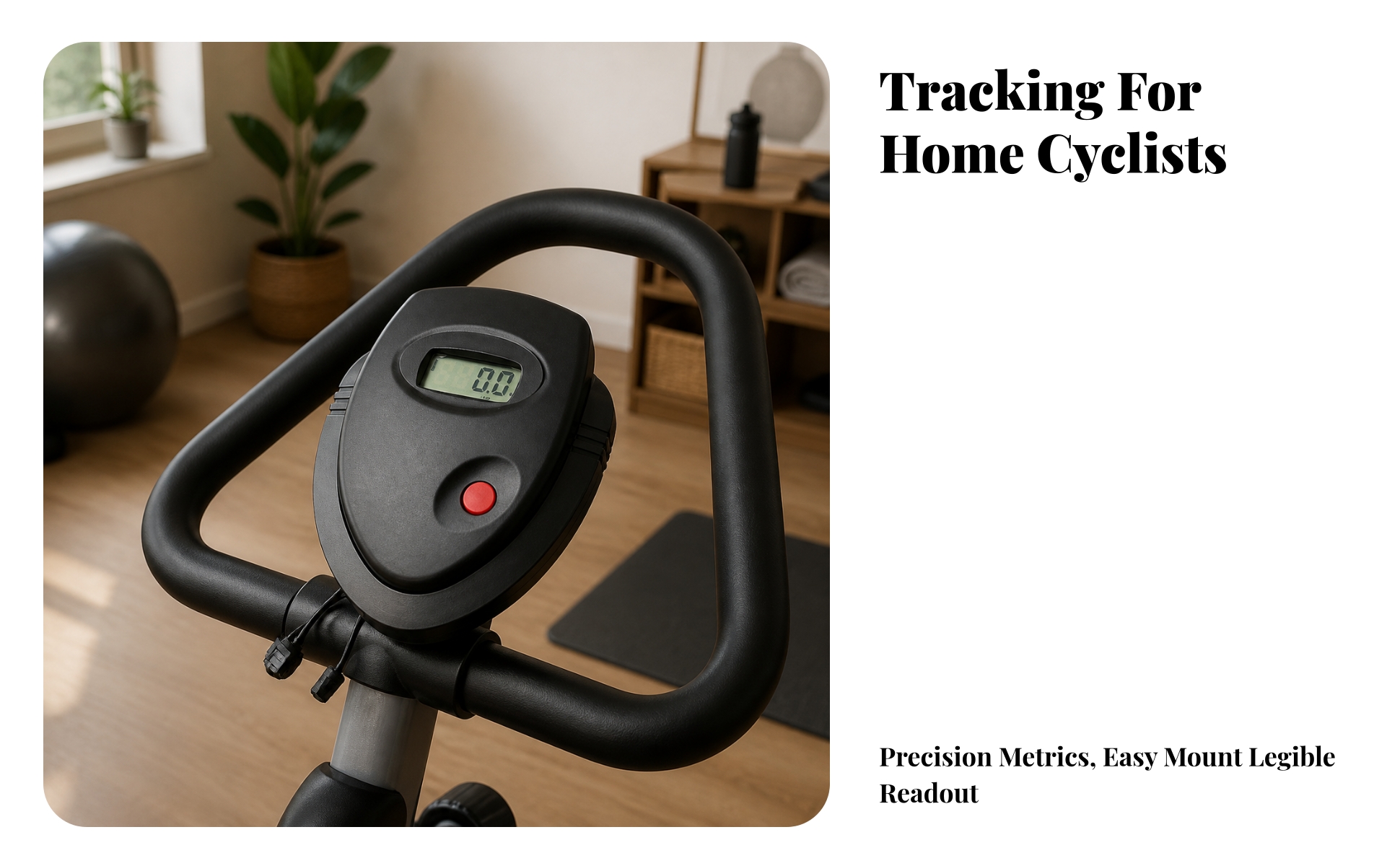 Fitness Meter with Sensor Wiring Speed Tracking Exercise Bike Display Meter