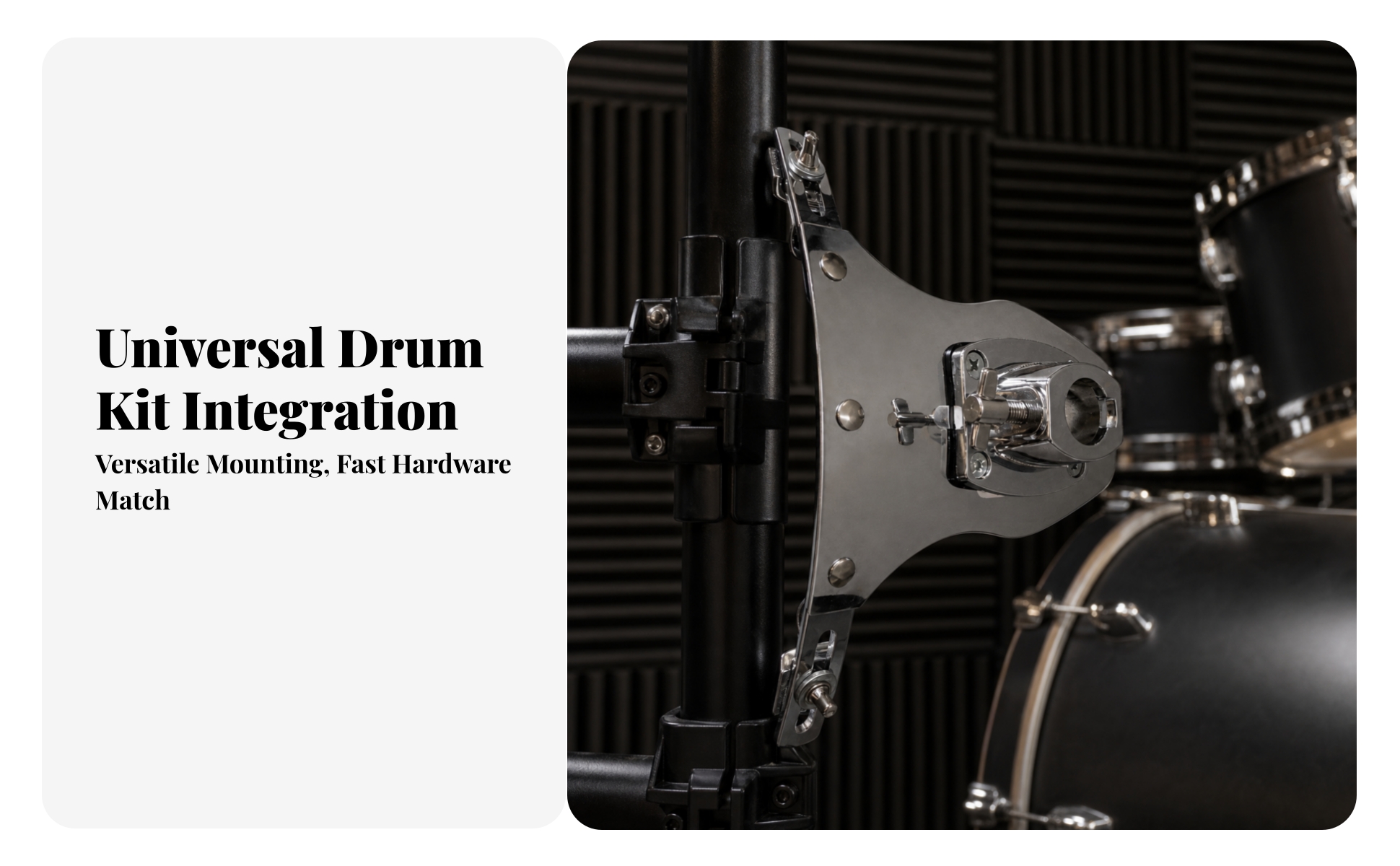 Drum Isolation Mount Bracket Versatile Tom Drum Isolation Mount Bracket Stable