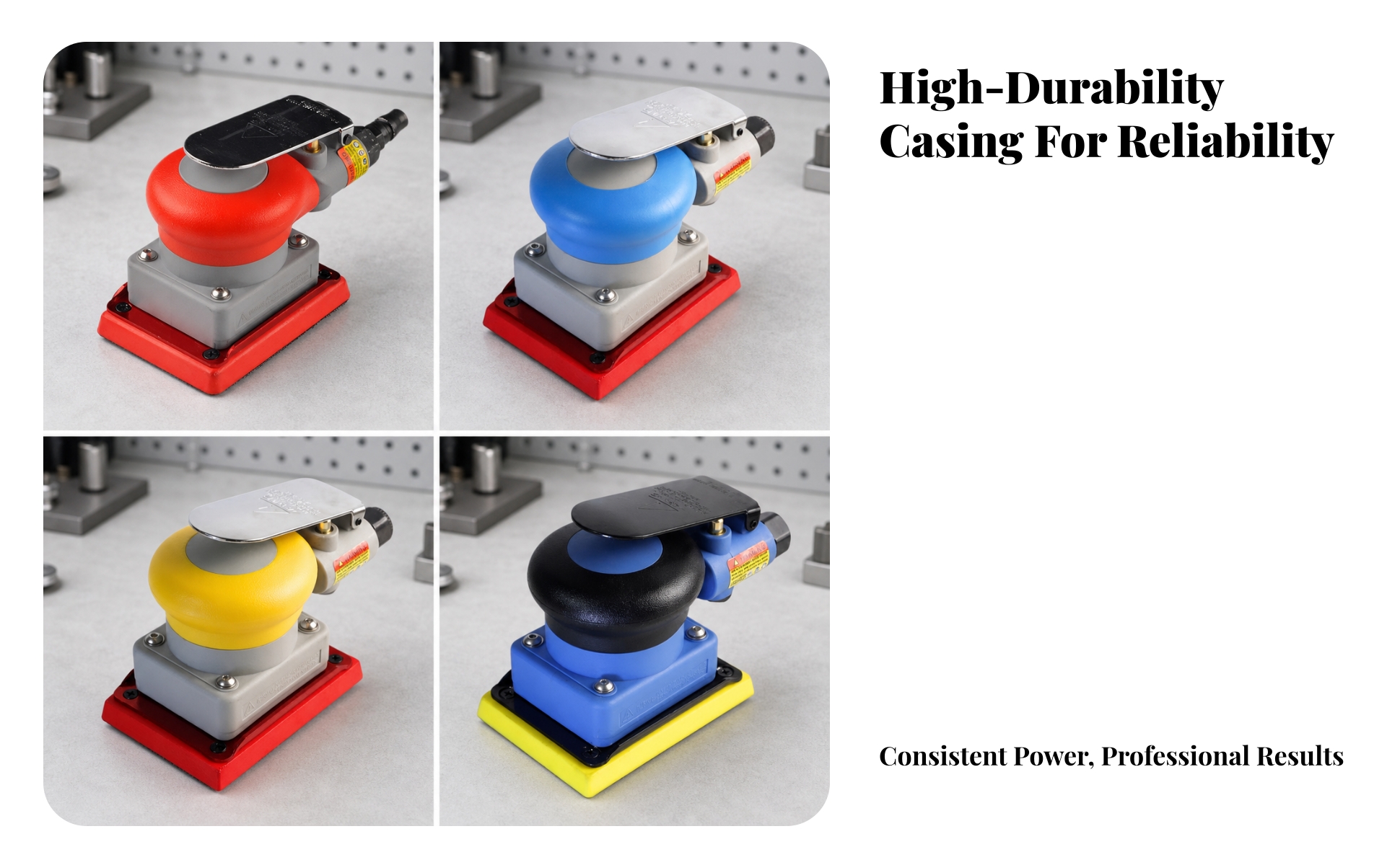 Pneumatic Sanding Machine Air-Powered Hand-Held Pneumatic Sander Slim