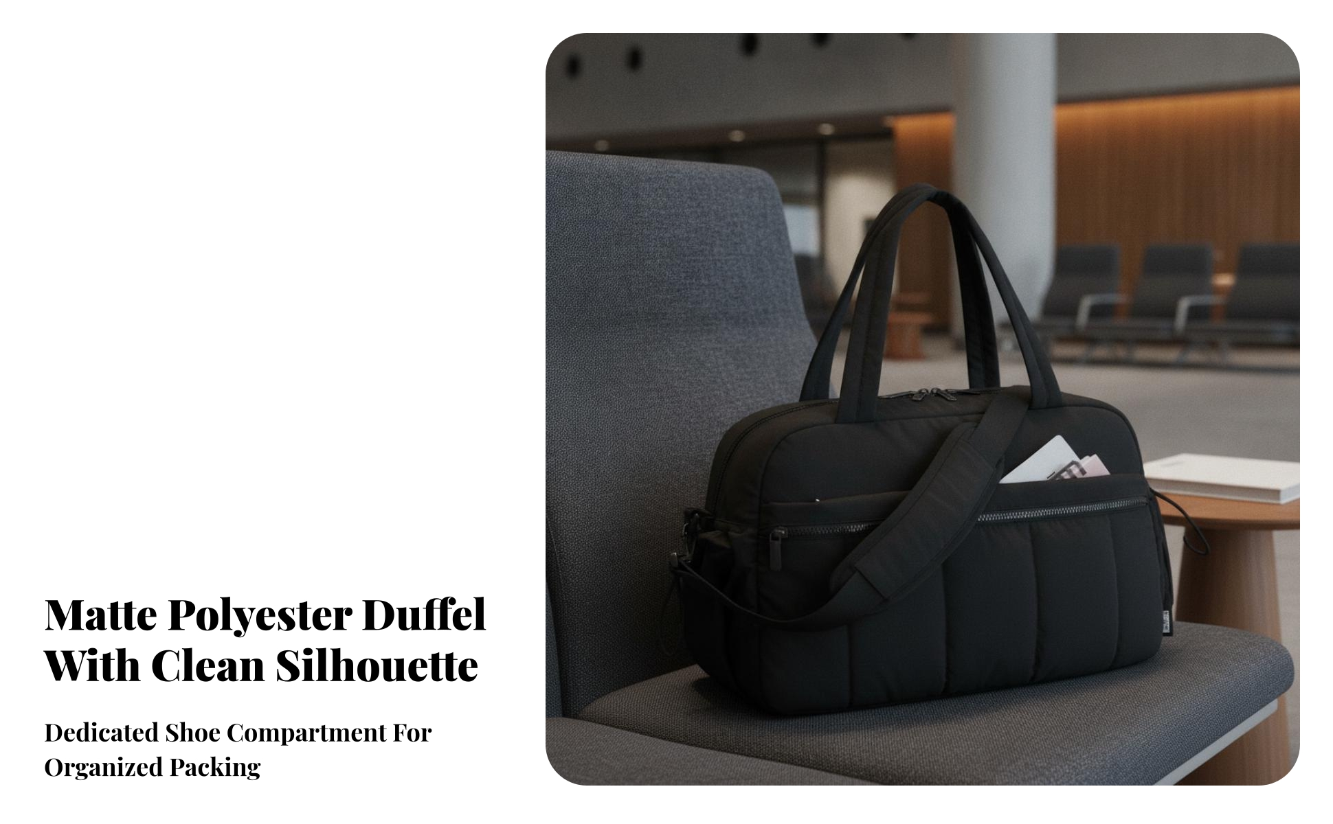 Multifunctional Sports and Travel Bag Versatile for Casual Outings, Commuting