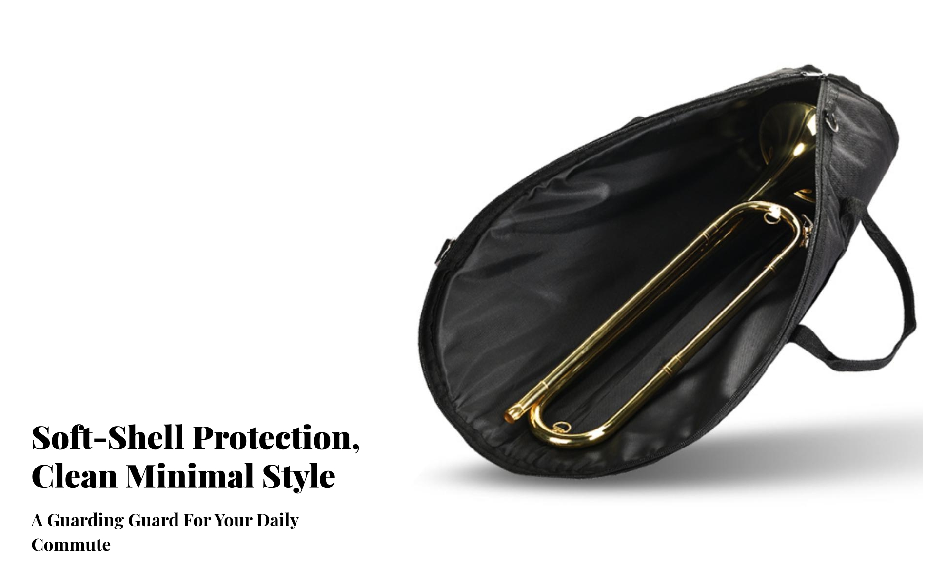 Trumpet Gig Bag Waterproof Trumpet Soft Case Padded for Rehearsals, Commuting