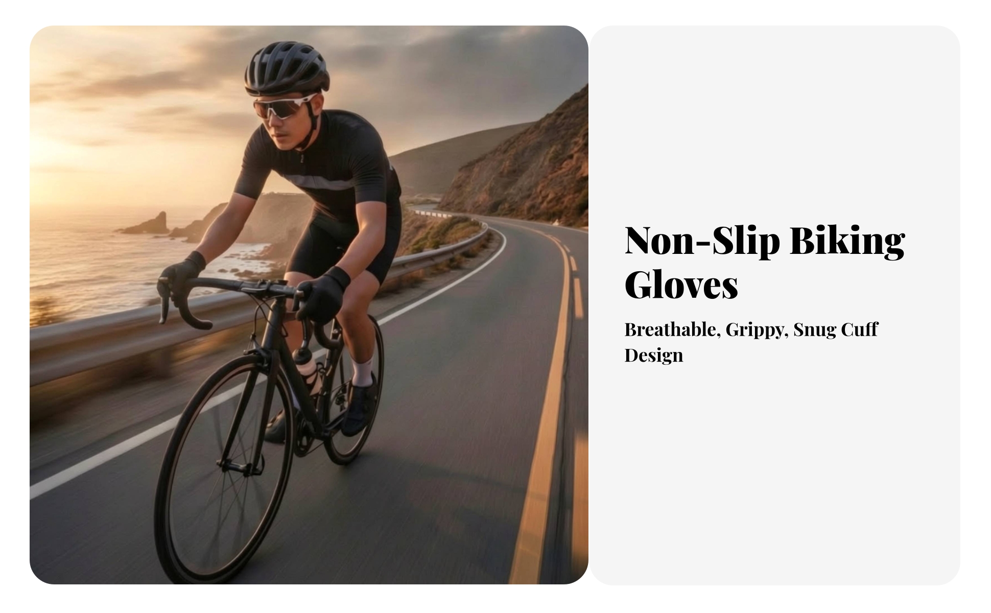 Full-Finger Cycling Glove UPF 50+ Touchscreen Cycling Glove Breathable