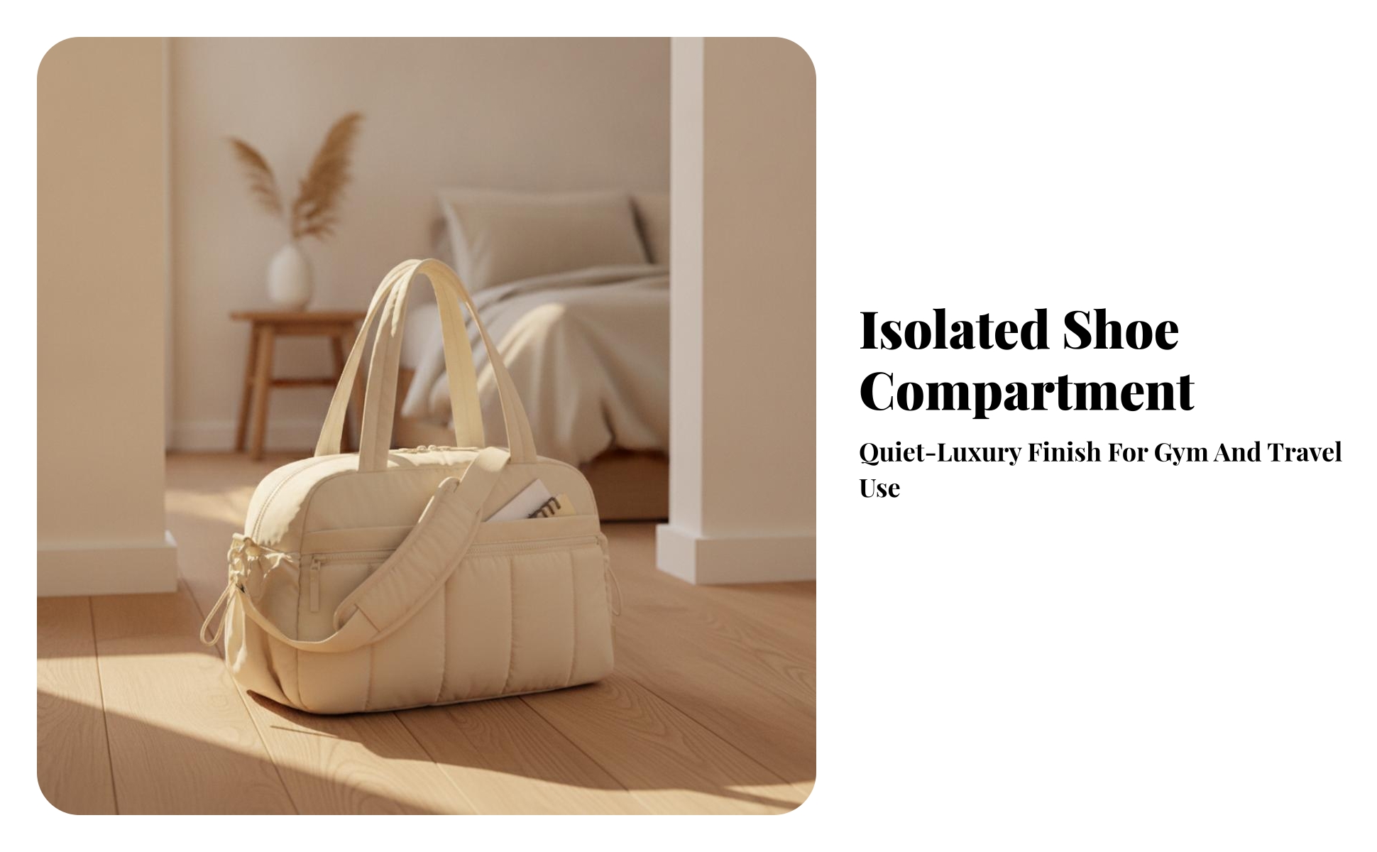 Multifunctional Sports and Travel Bag Versatile for Casual Outings, Commuting