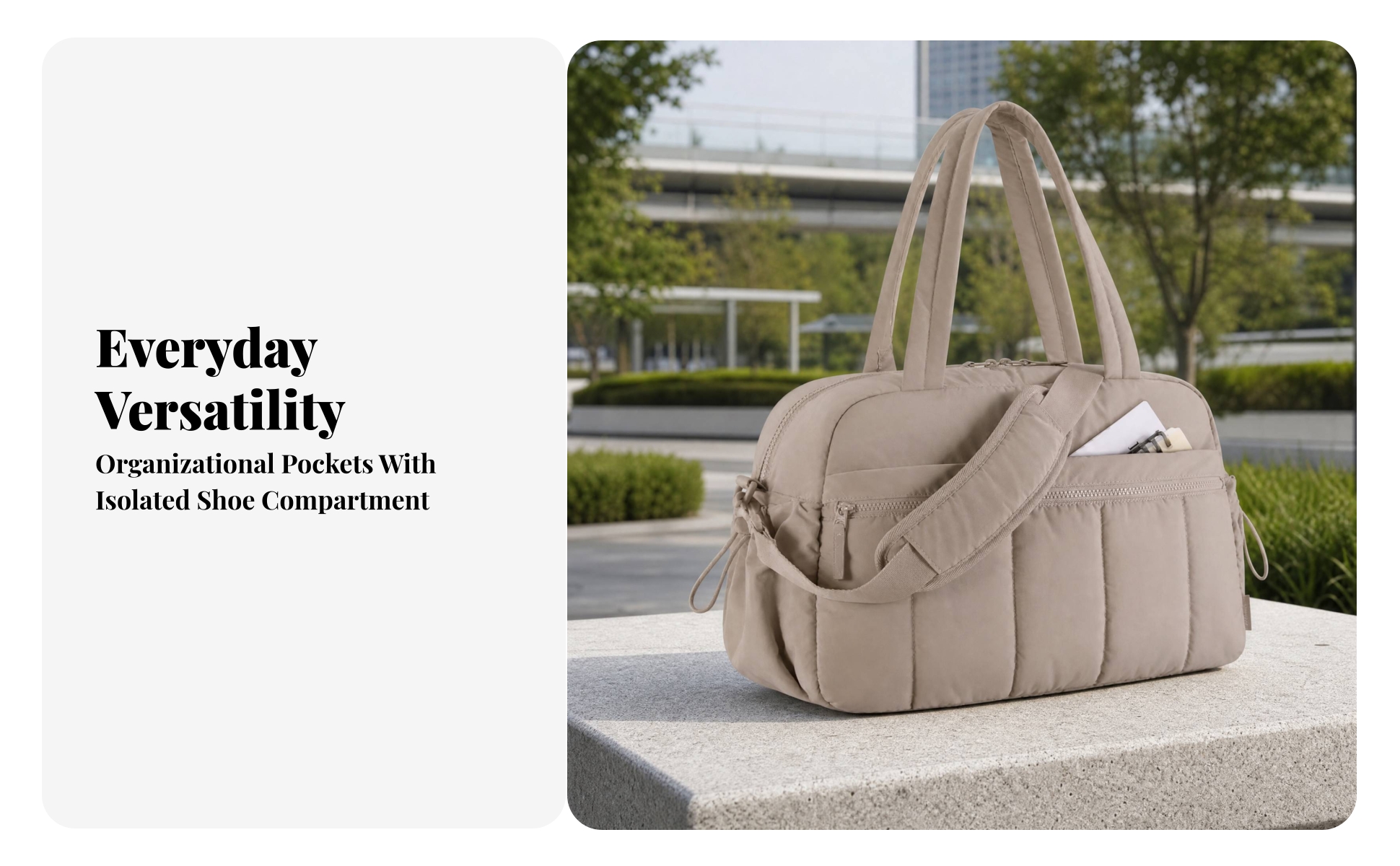 Multifunctional Sports and Travel Bag Versatile for Casual Outings, Commuting