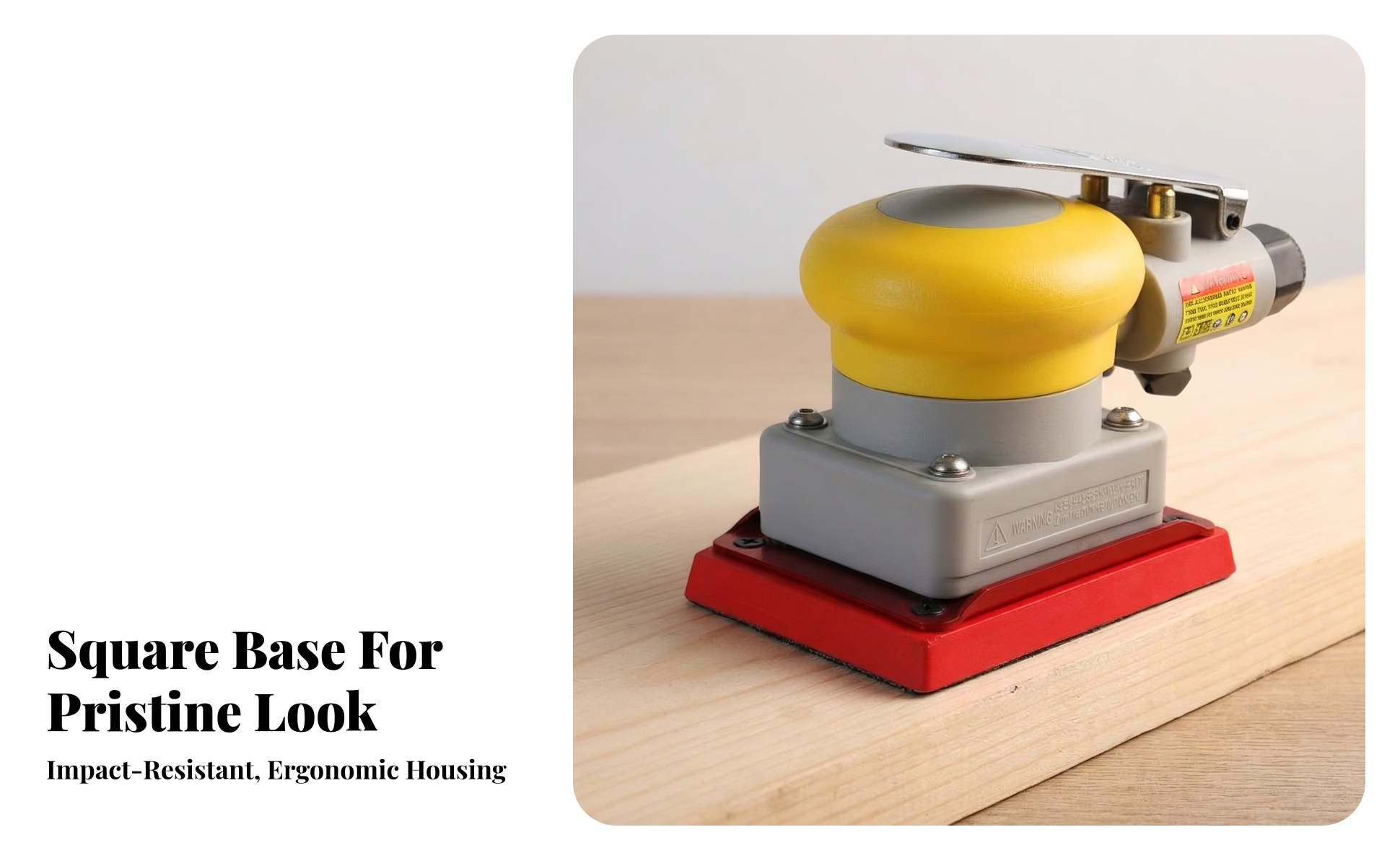 Pneumatic Sanding Machine Air-Powered Hand-Held Pneumatic Sander Slim