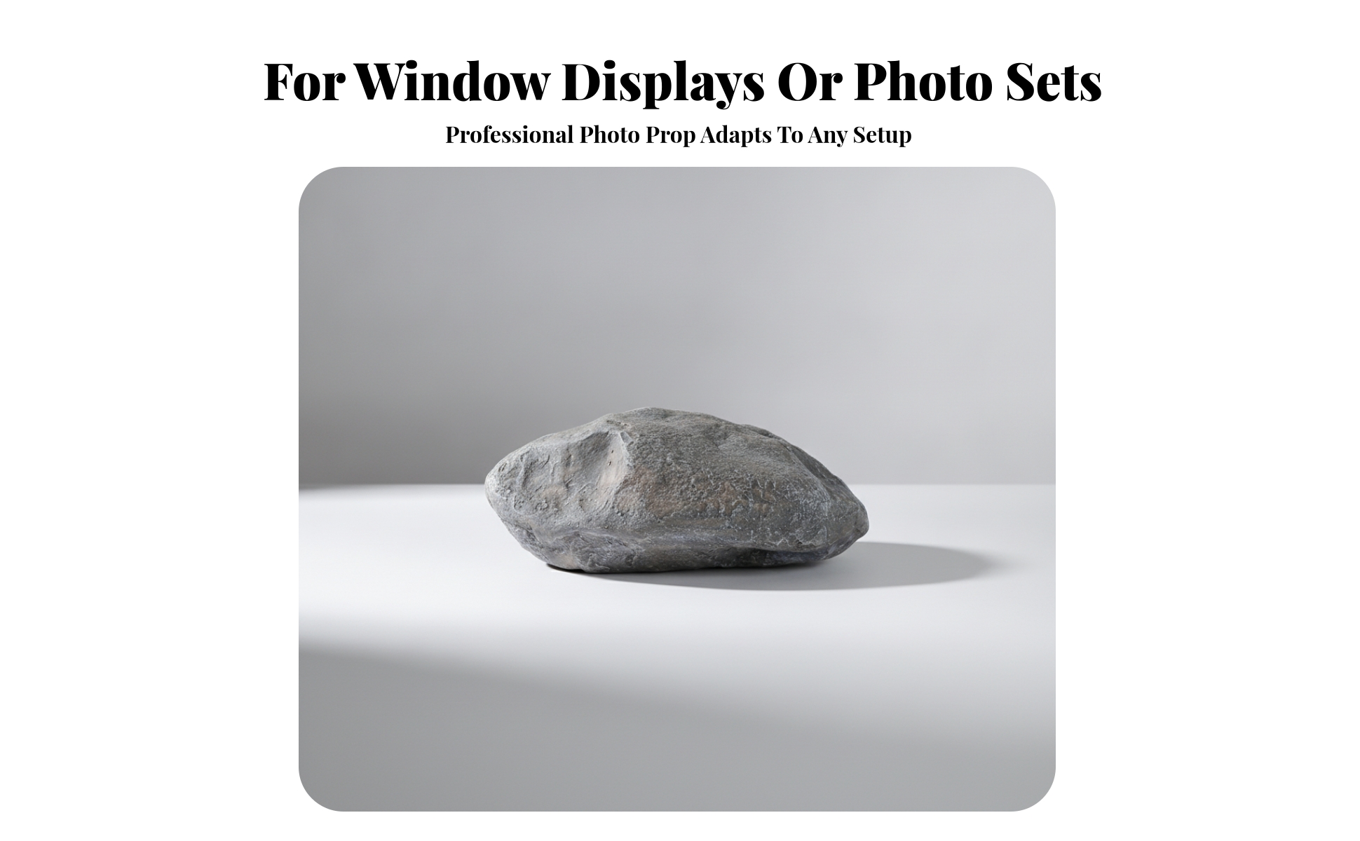 Artificial Rock Sculpture Realistic Fiberglass Rock Lifelike for Garden Display