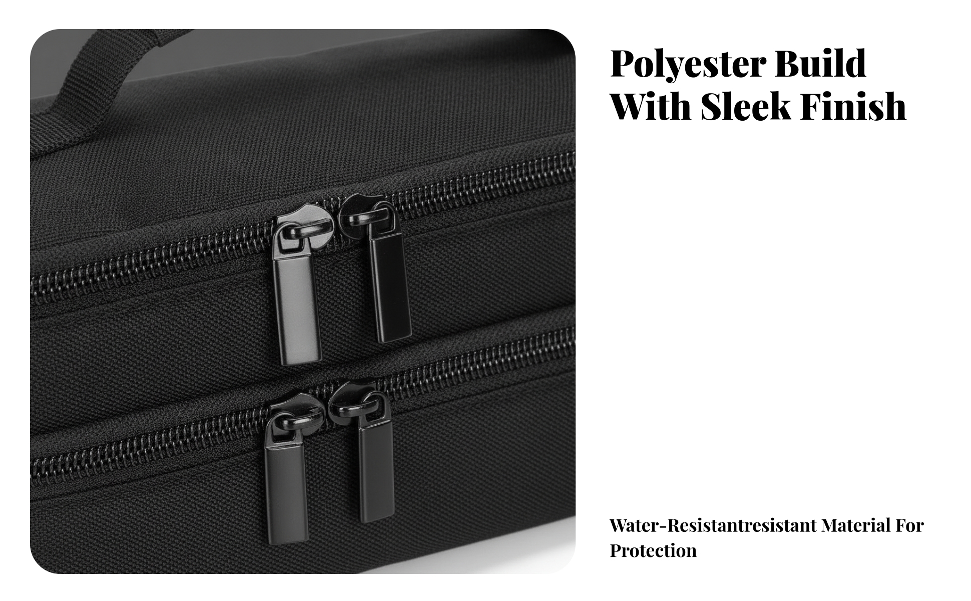 Thermal Printer Carrying Case Two-compartmentCompartment for Study Areas