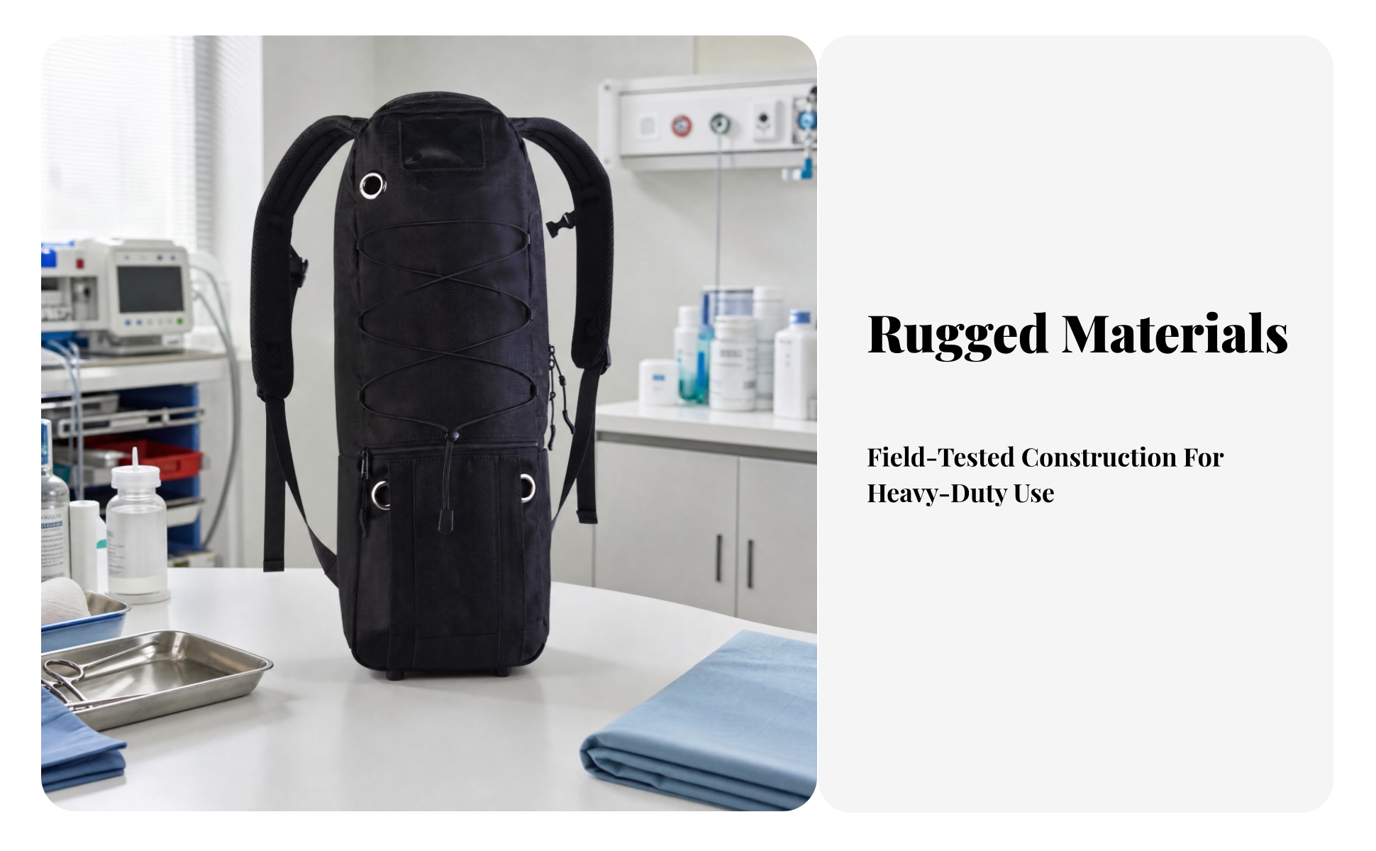 Portable O2 Cylinder Holder Cylinder Backpack Hands-Unrestricted for Travel