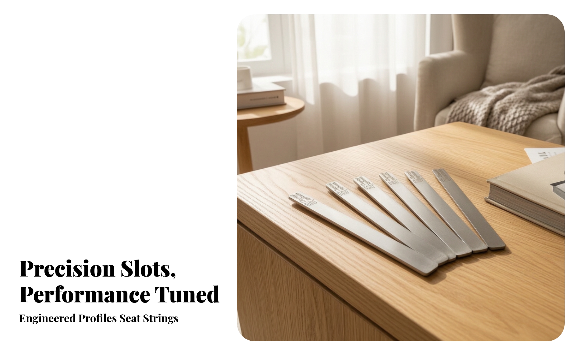 6 Pieces Nut Slotting File Portable Guitar Nut File Compact for Luthier Workshop
