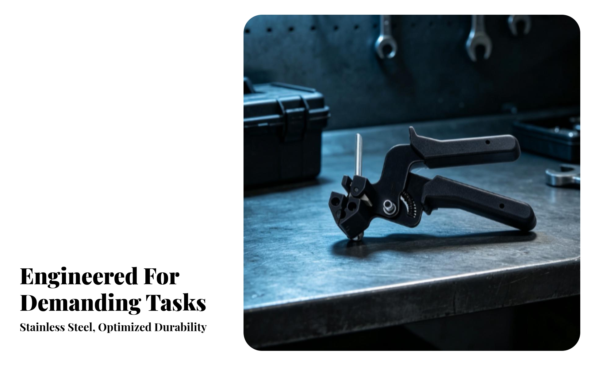 Stainless Steel Strapping Tool Heavy-Duty Strapping Tool with Manual