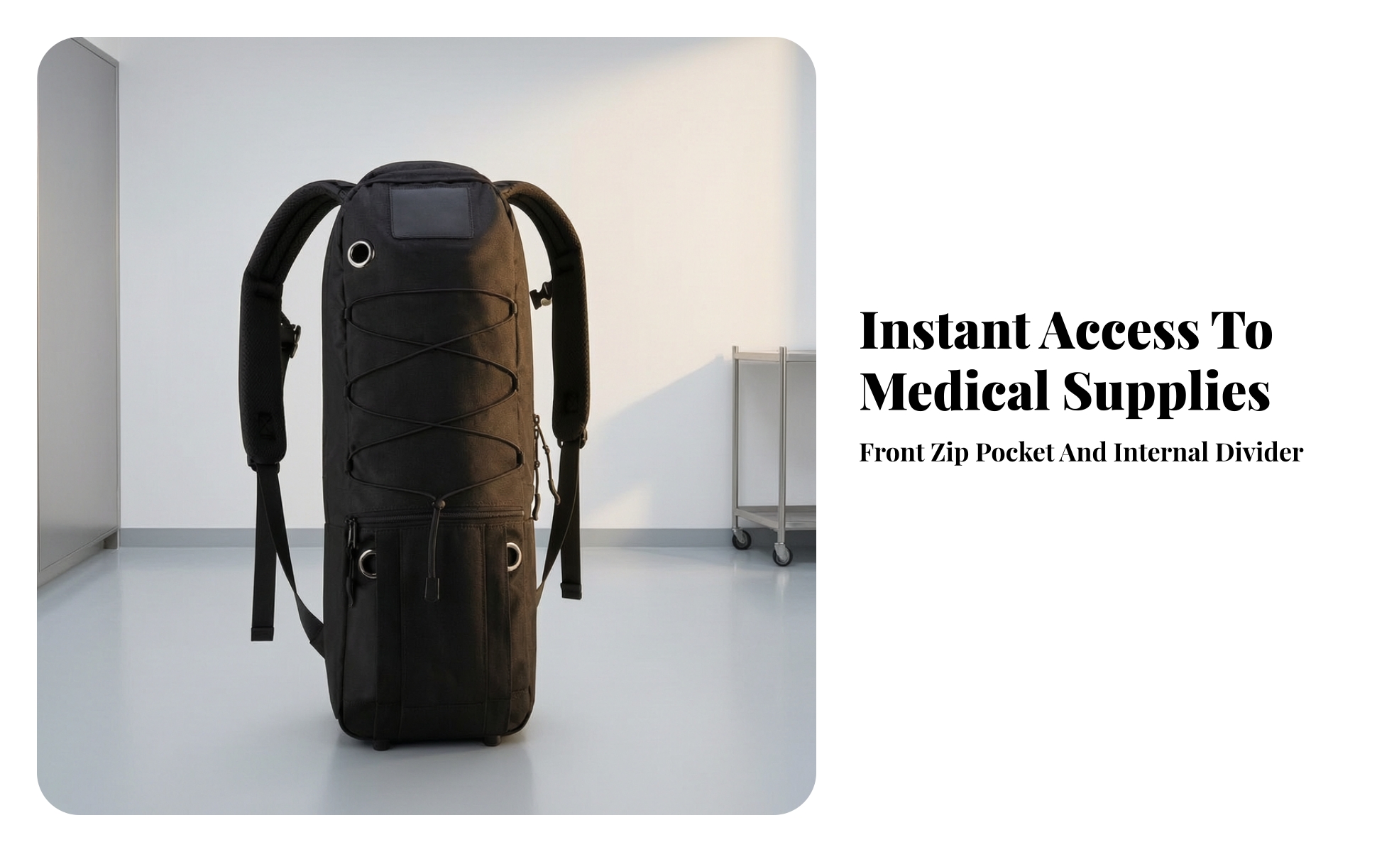 Portable O2 Cylinder Holder Cylinder Backpack Hands-Unrestricted for Travel