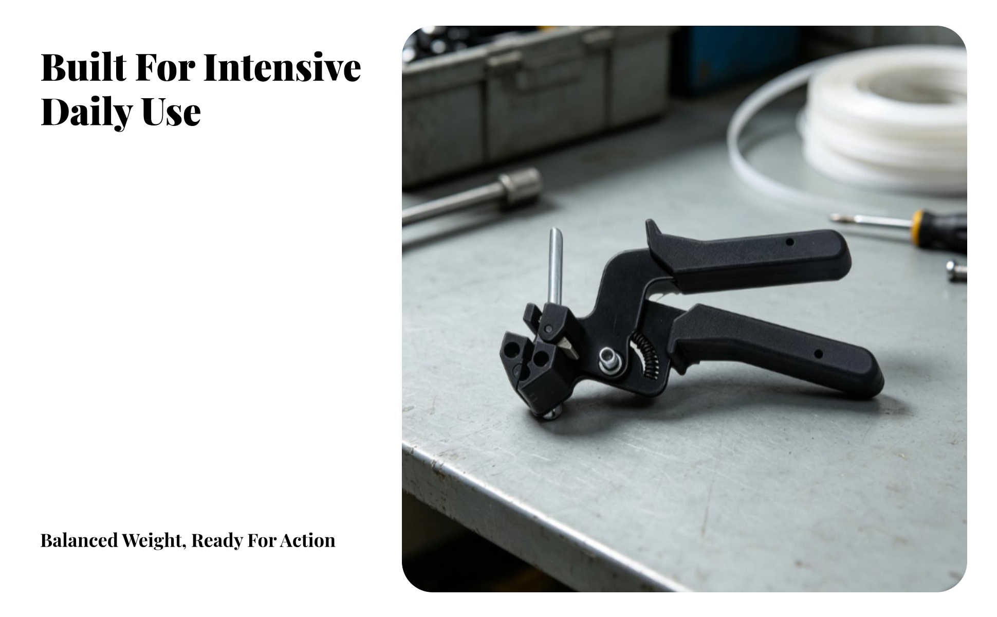 Stainless Steel Strapping Tool Heavy-Duty Strapping Tool with Manual
