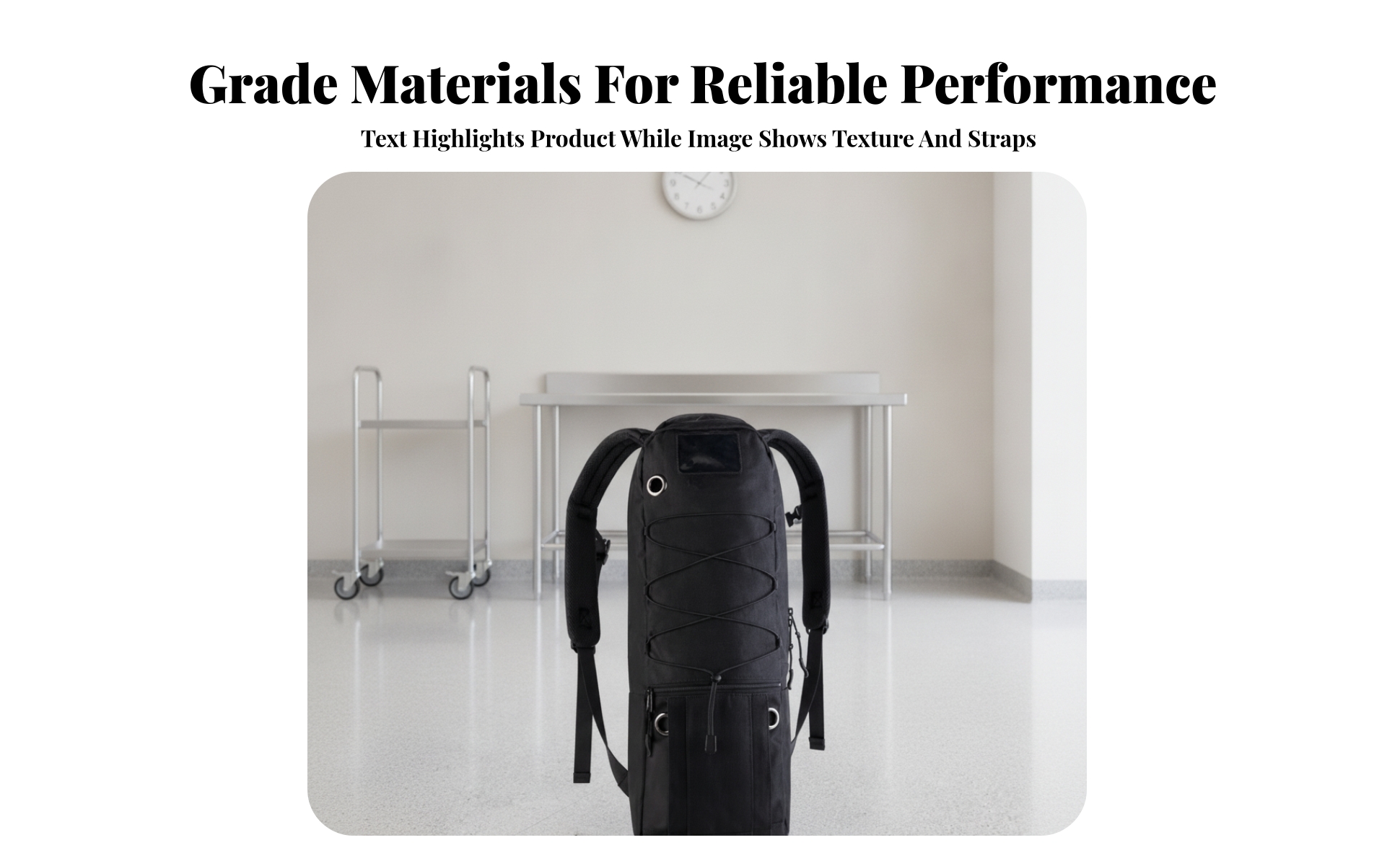 Portable O2 Cylinder Holder Cylinder Backpack Hands-Unrestricted for Travel