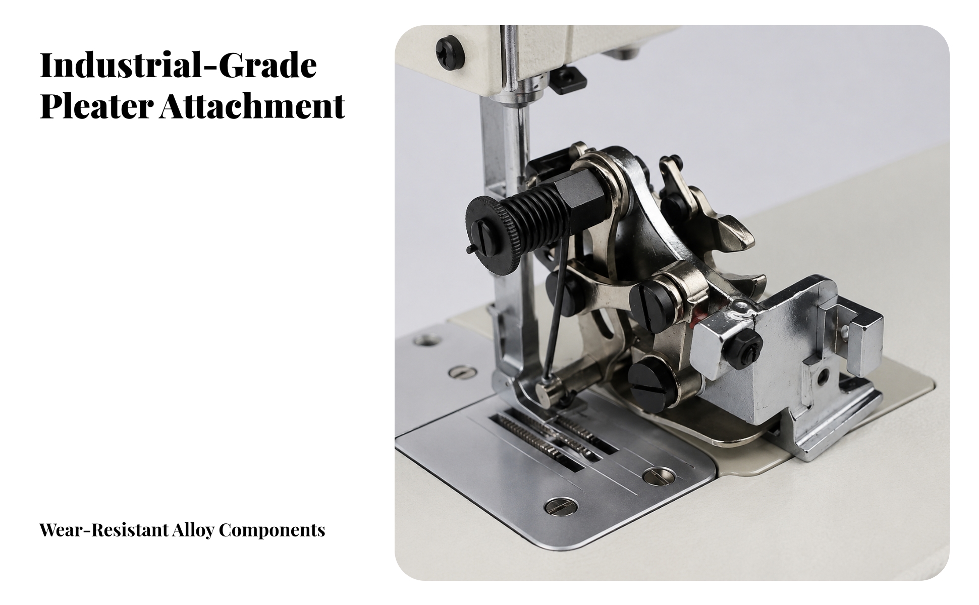 Pleating Attachment Compact for Skirt Decoration, Decorative Edging