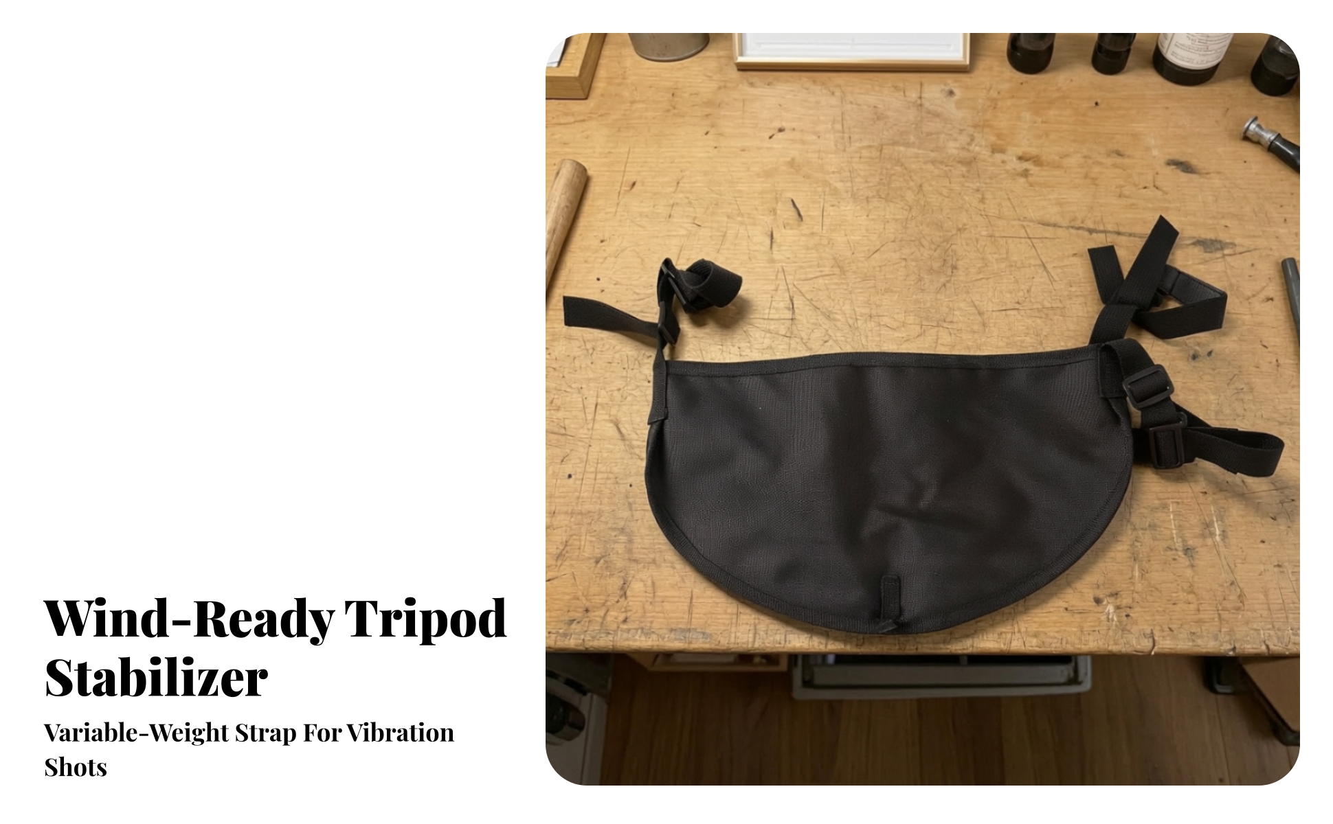 Tripod Ballast Bag Wear-Resistant Tripod Weight Bag Heavy Duty for Photographers
