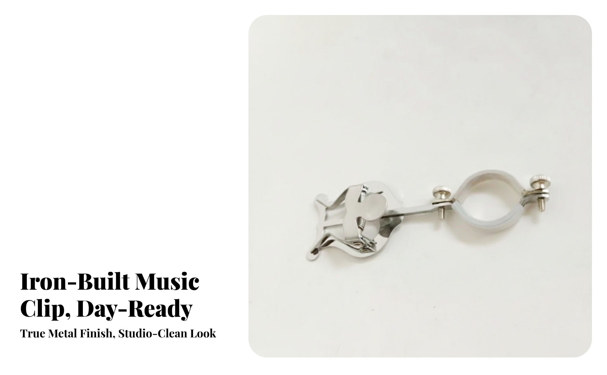 Marching Lyre Clip Portable Clarinet Lyre Holder Lightweight for Clarinetists