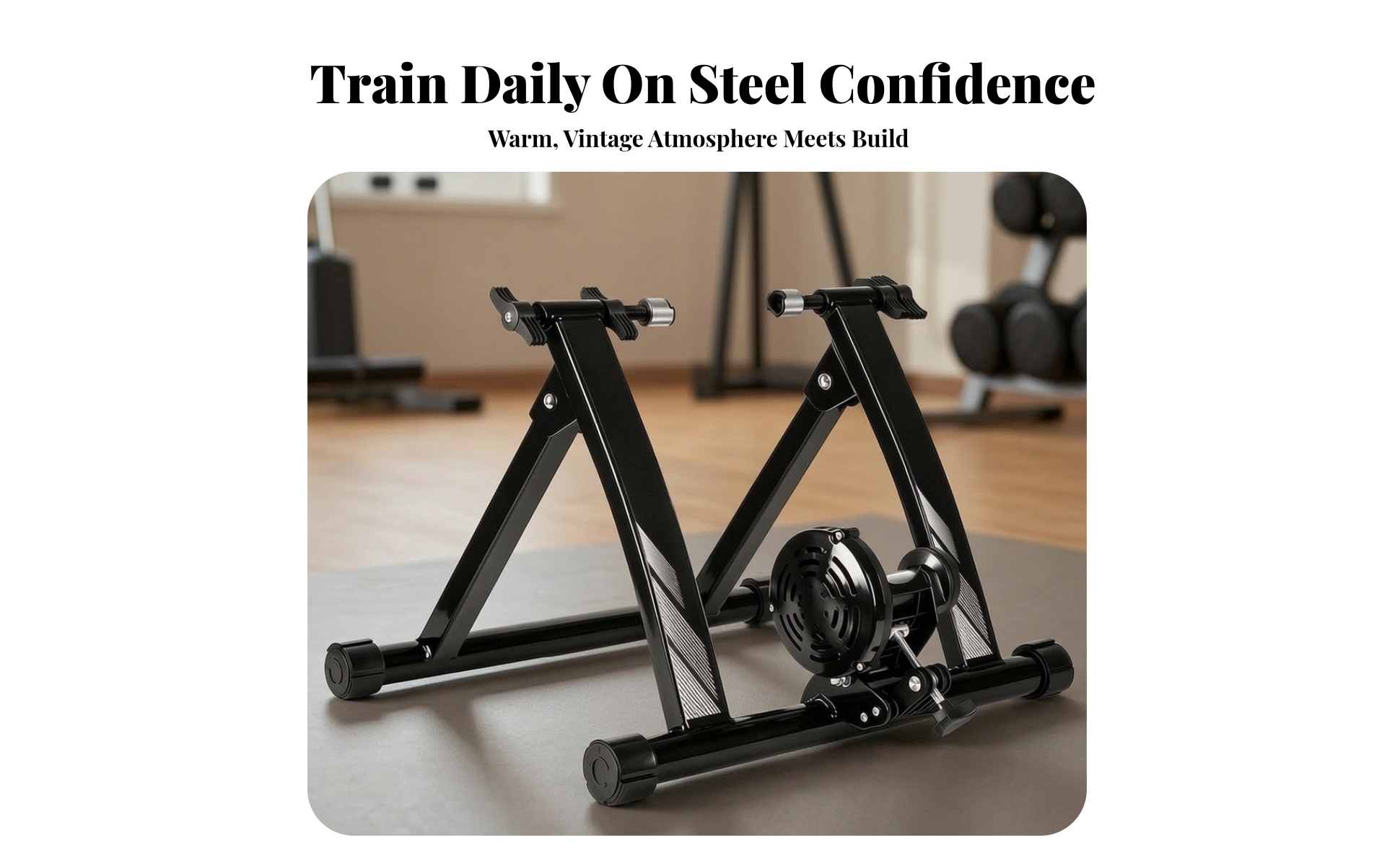 Indoor Bike Exercise Stand Stand Foldable Resistance Bike Exercise Stand