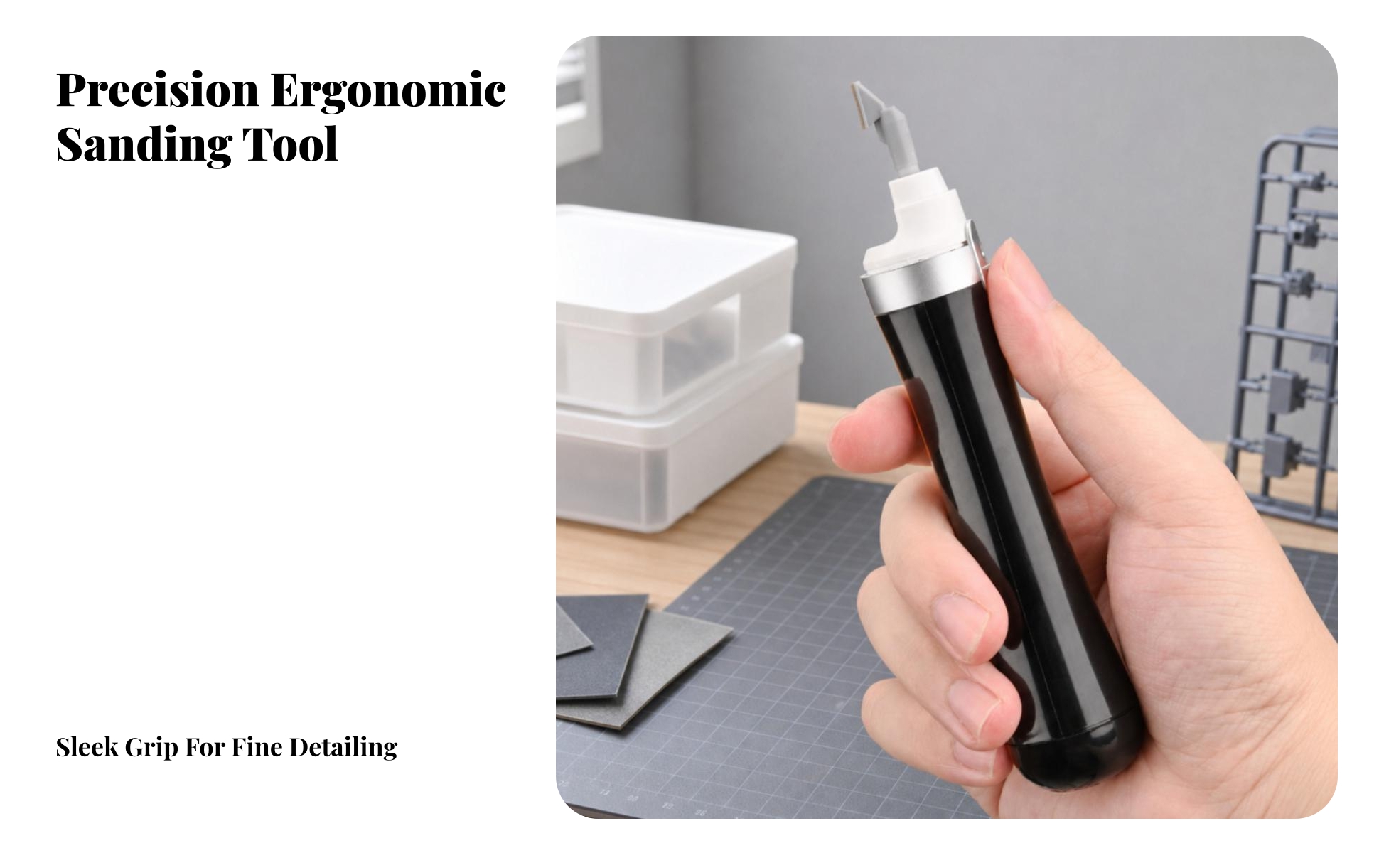 Handheld Reciprocating Sanding Tool Compact Model Making Sander Two-Speed