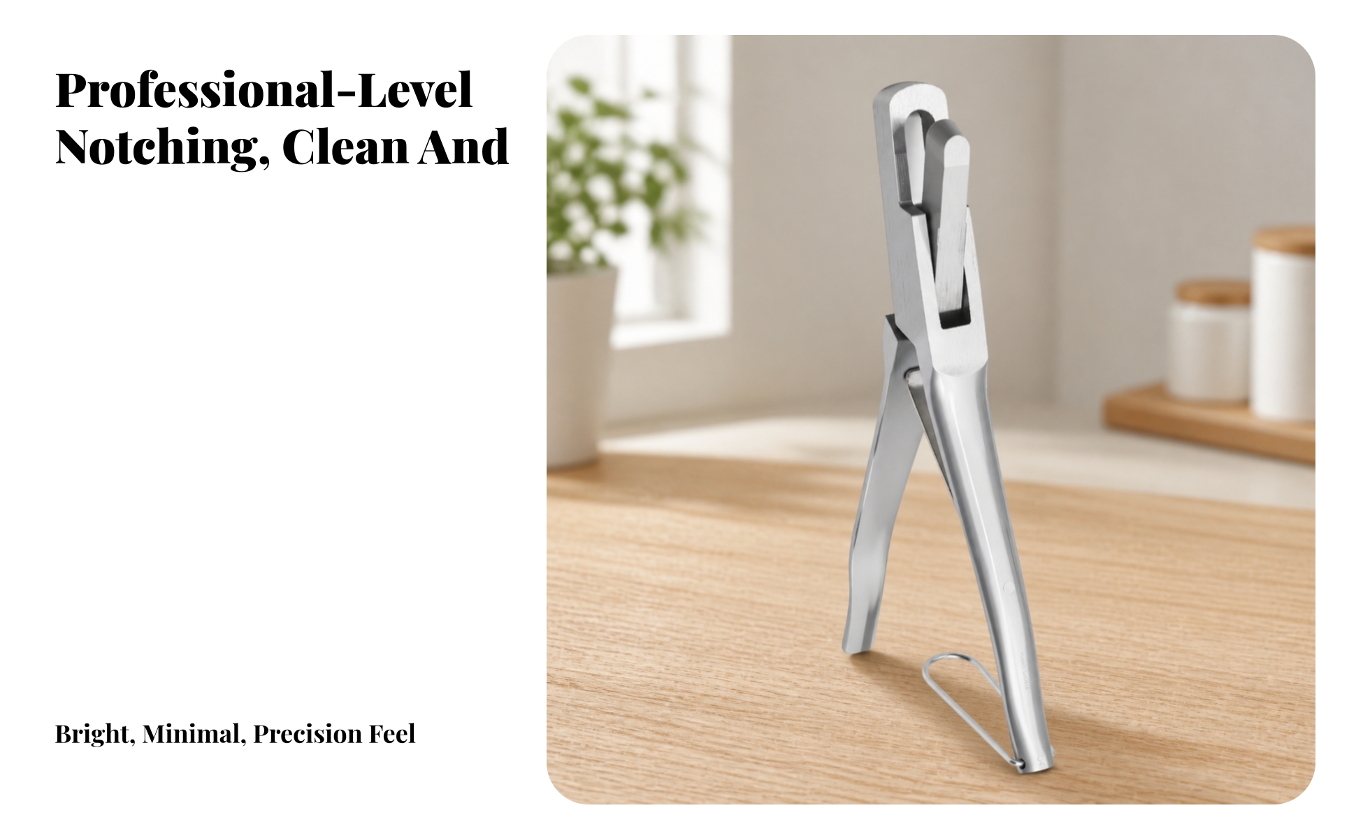Ear-Notch Stainless Steel Ear Notcher for Livestock Farms
