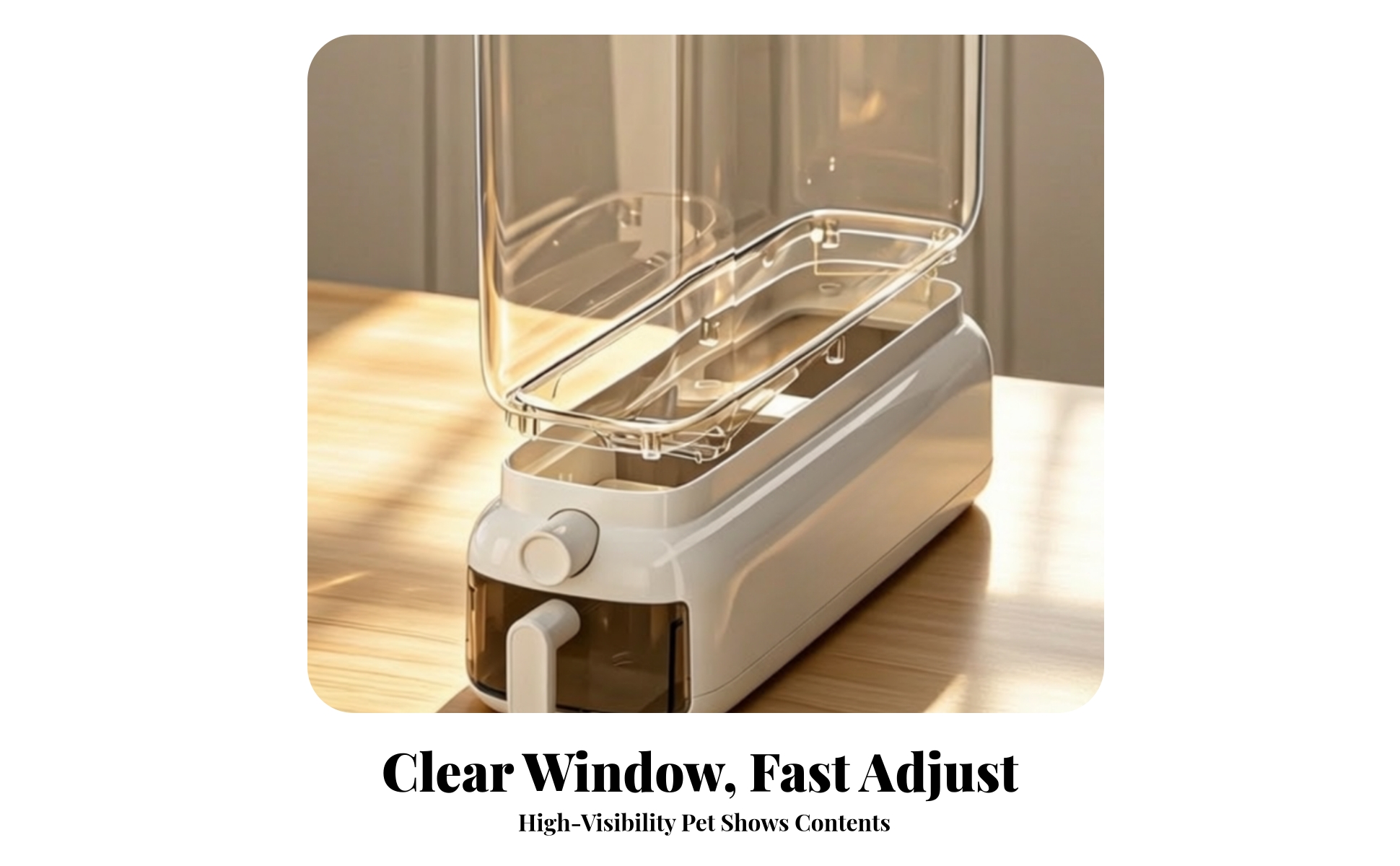 Rice Dispenser Compact Rice Storage Container Airtight for Pantry, Households