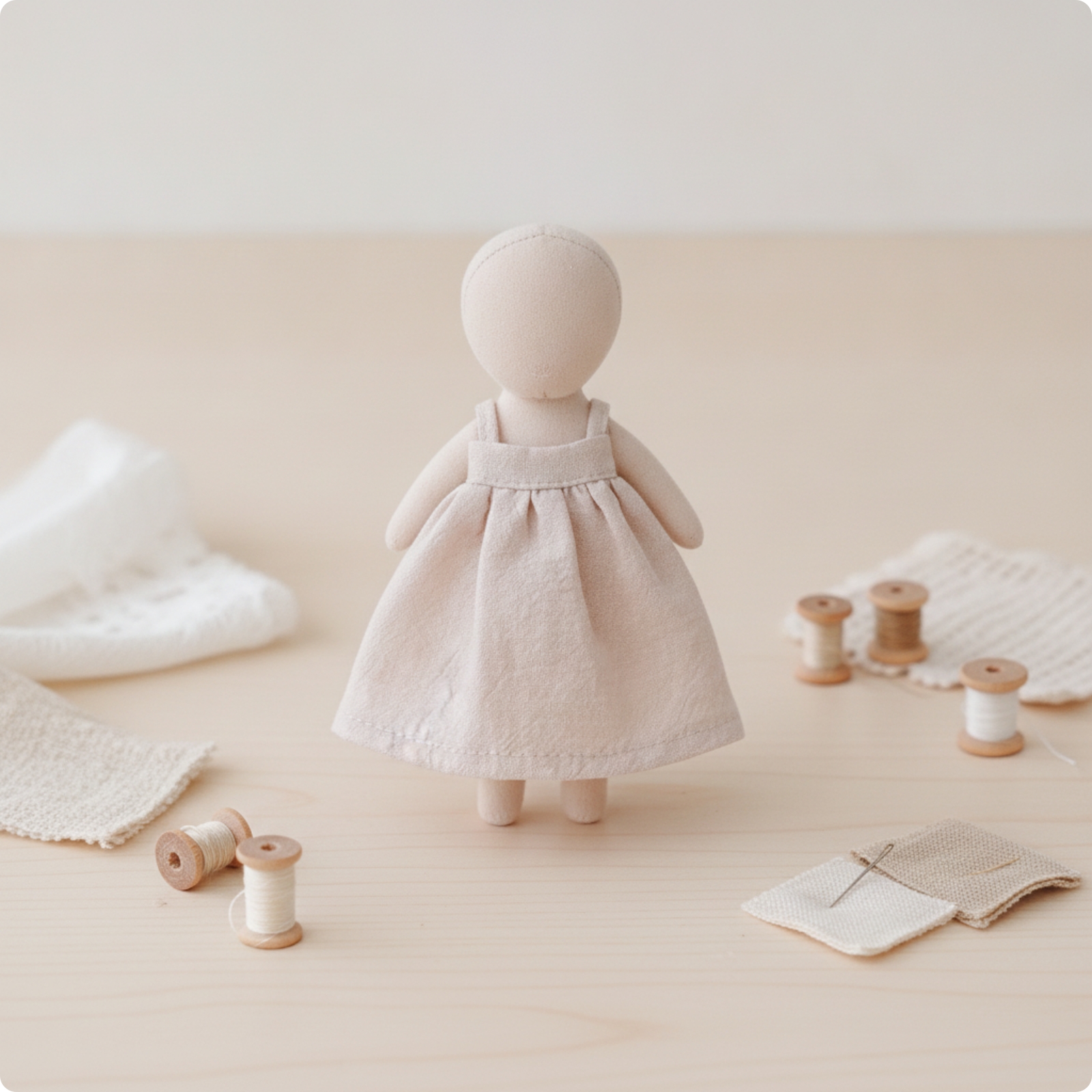 Puppenkleid Mini Puppenkleid mit Trägern Ärmellos für Puppenhaus, Fotoshooting