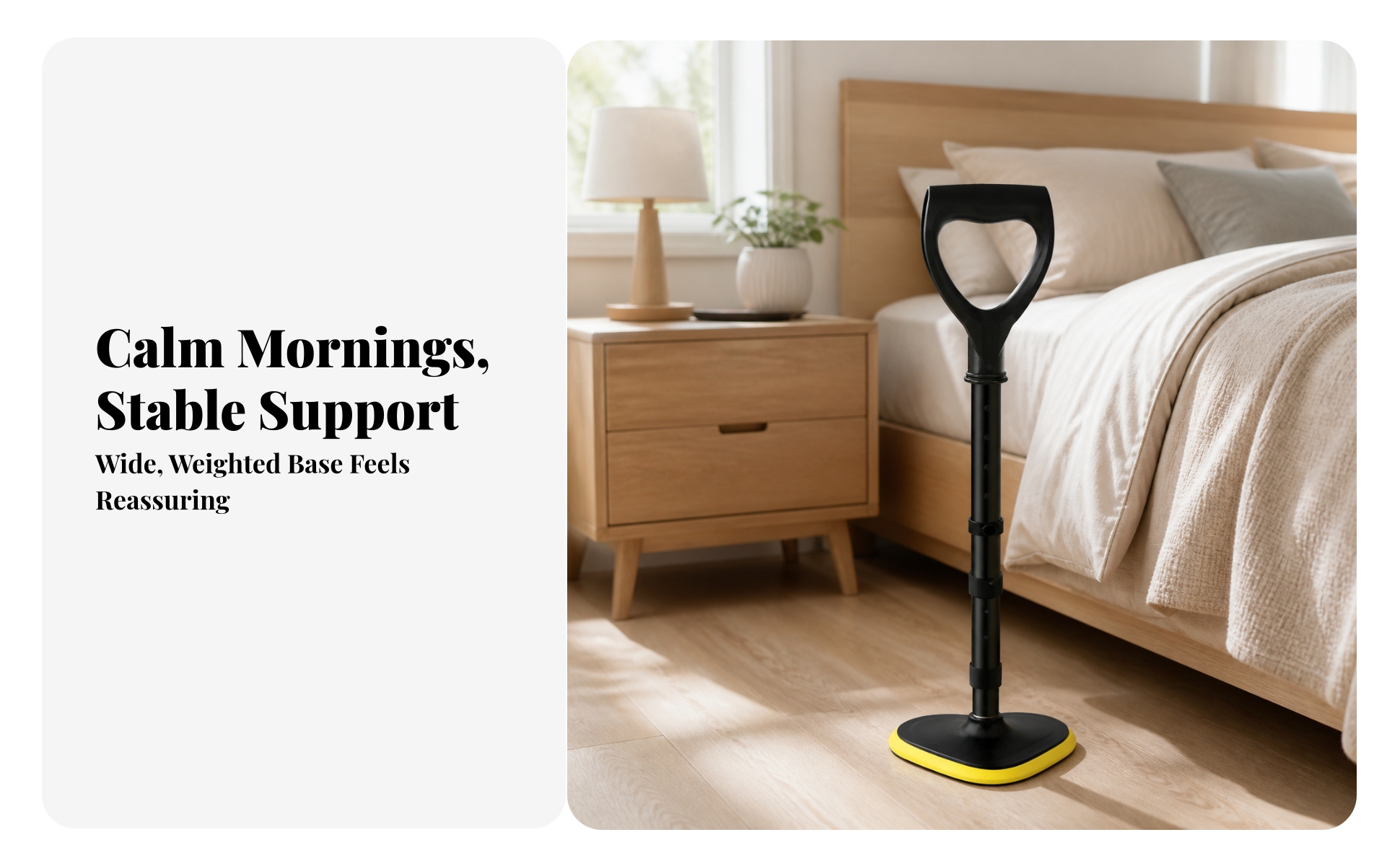 Standing Support Tool Ergonomic Get up Assist Device Telescoping for Elderly