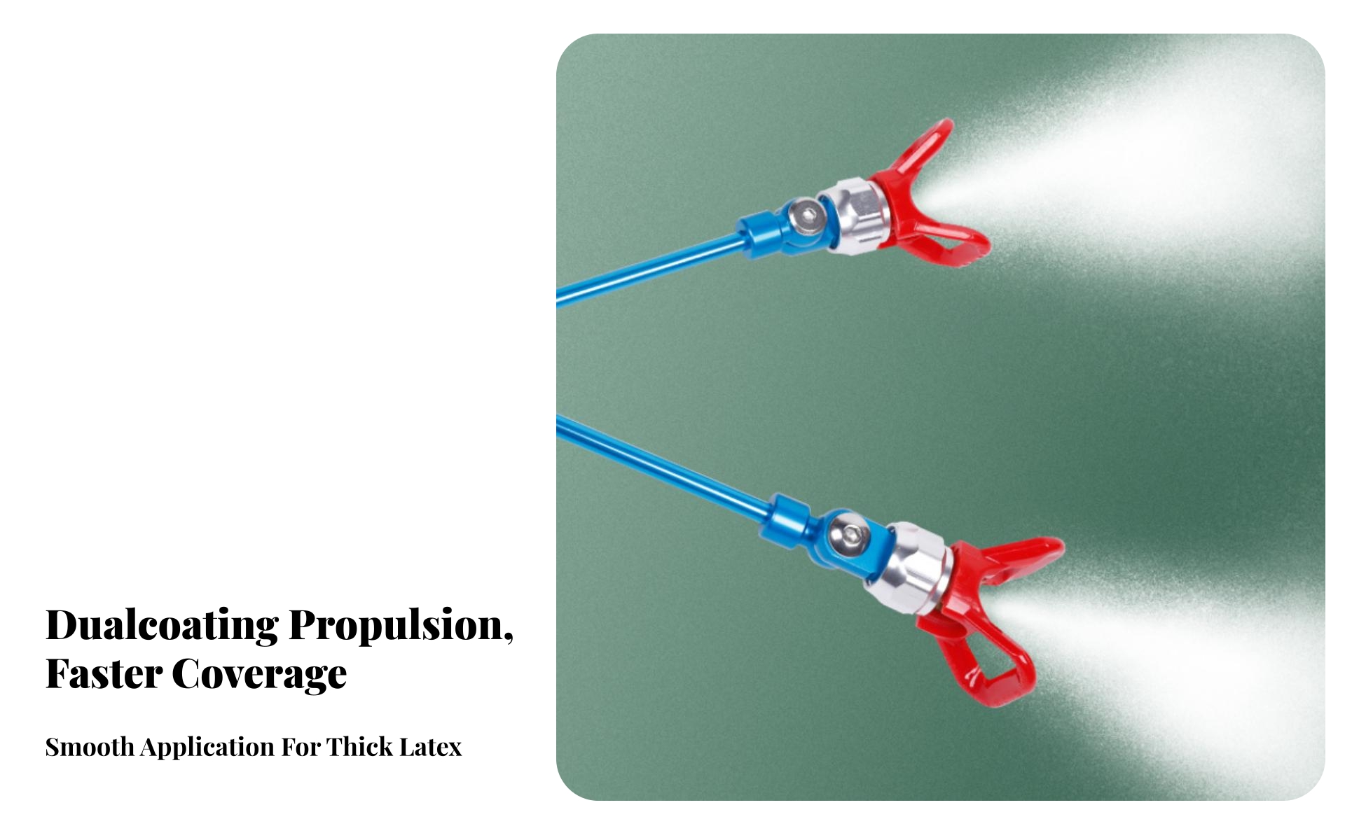 Dual Head Spray Extension Rigid Metal Spray Extension Rod Heavy Duty