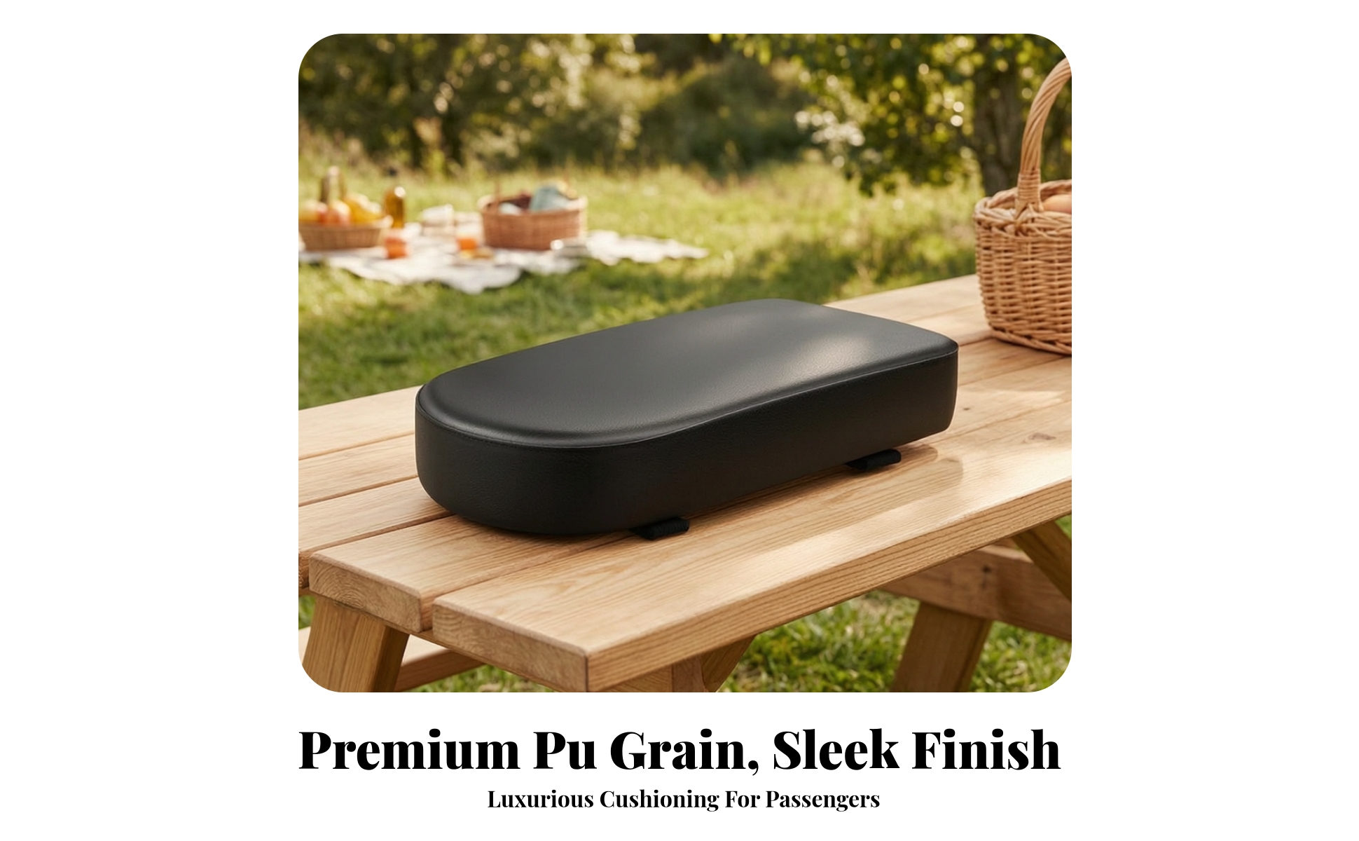 Bike Rear Seat Cushion Comfortable Bike Rear Seat Cushion Easy to Install