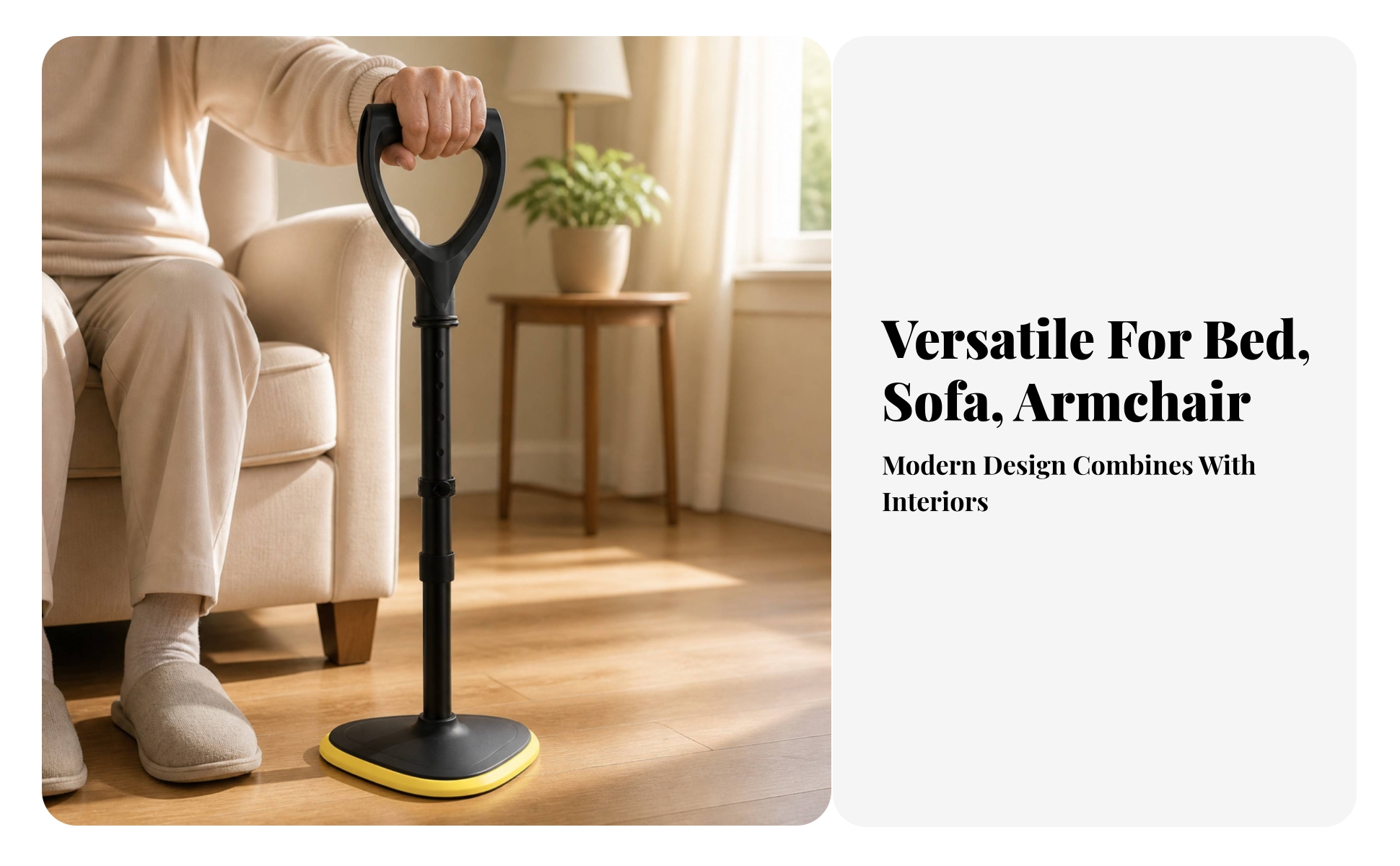 Standing Support Tool Ergonomic Get up Assist Device Telescoping for Elderly