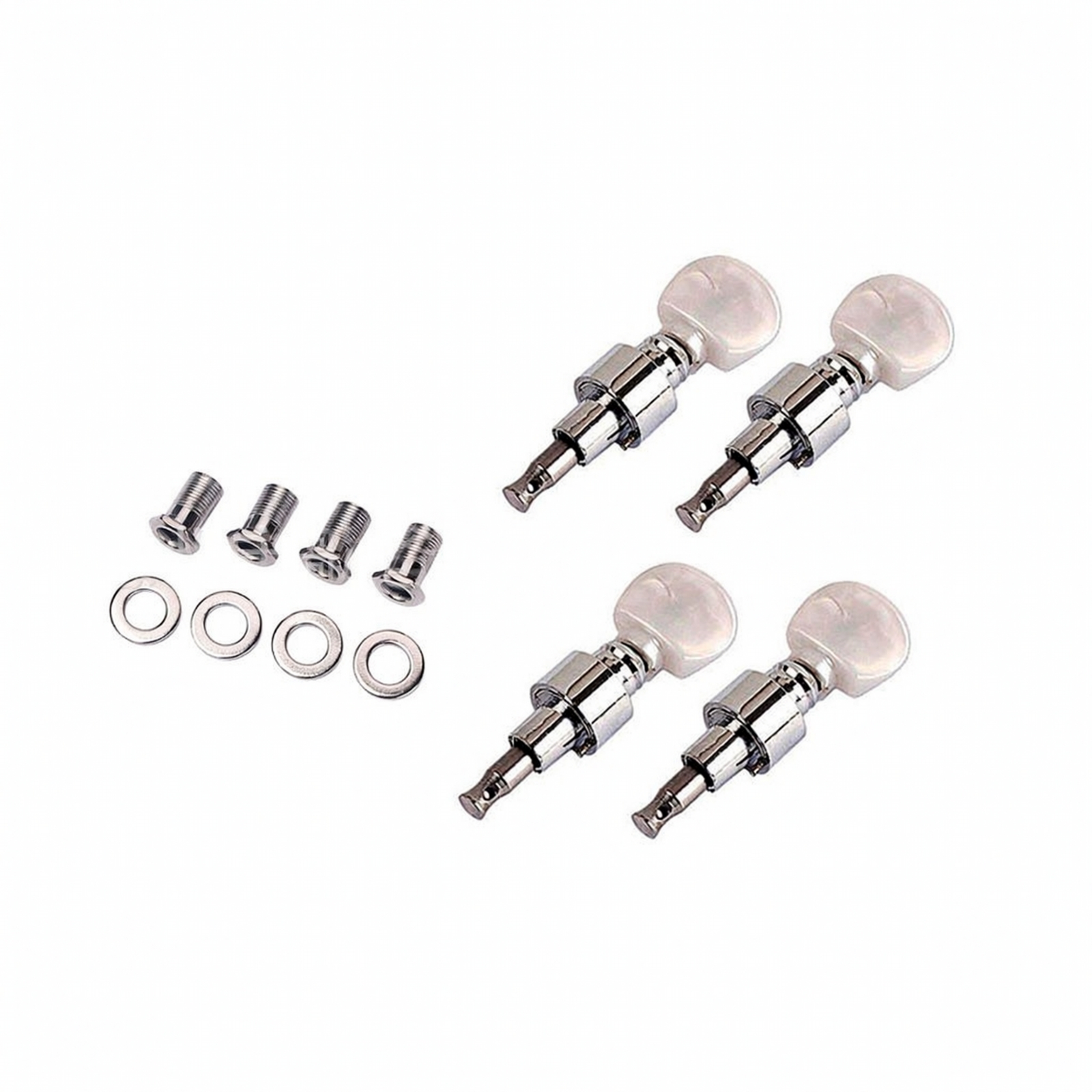 4 Pieces Guitar Tuning Pegs Long-Lasting Guitar Machine Heads Solid