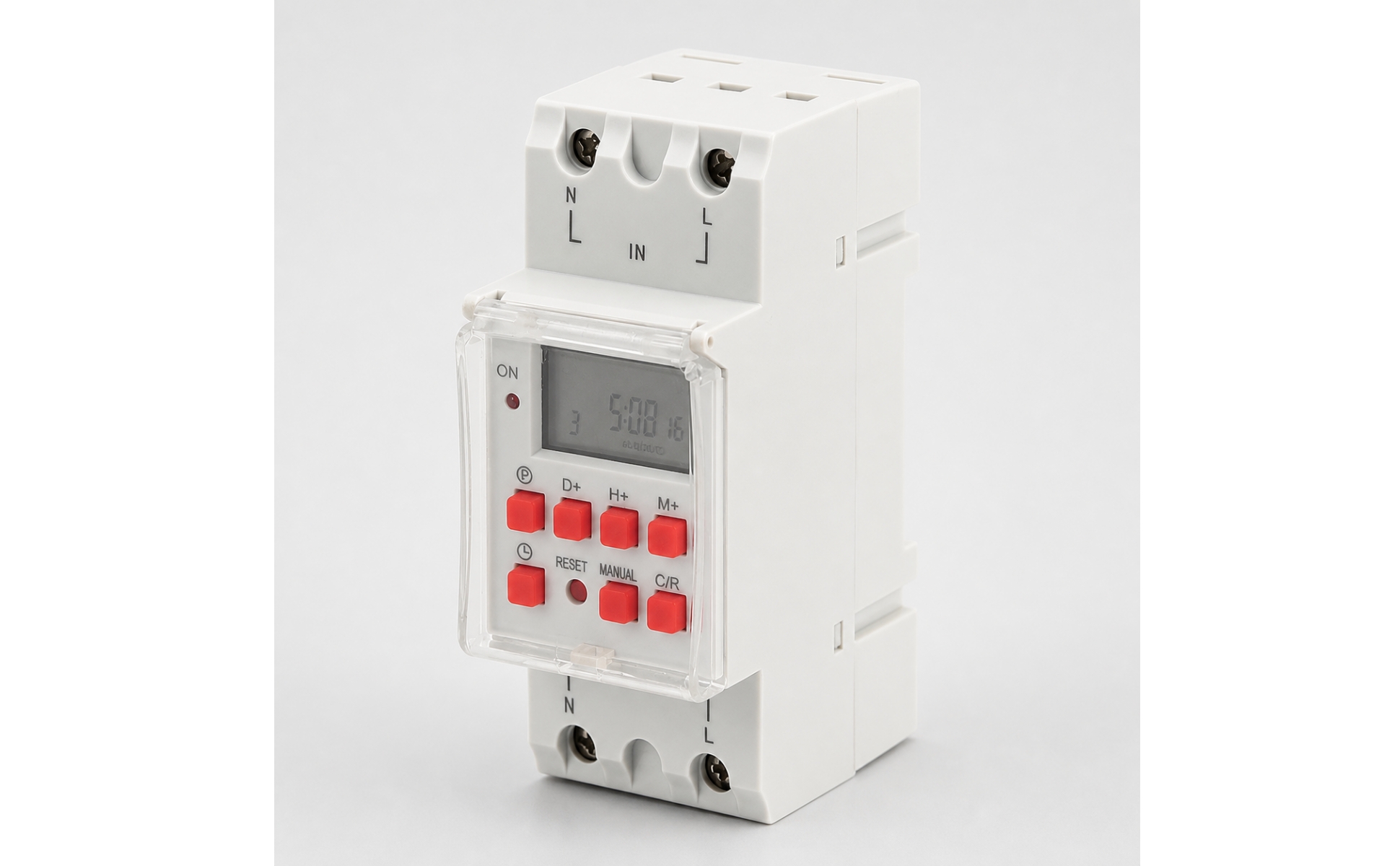 Digital Time-Control Switch Versatile for Lighting Systems, Automation Projects