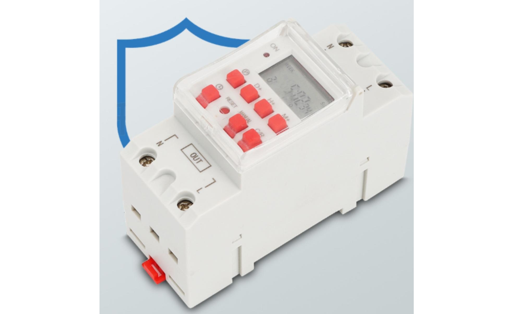 Digital Time-Control Switch Versatile for Lighting Systems, Automation Projects