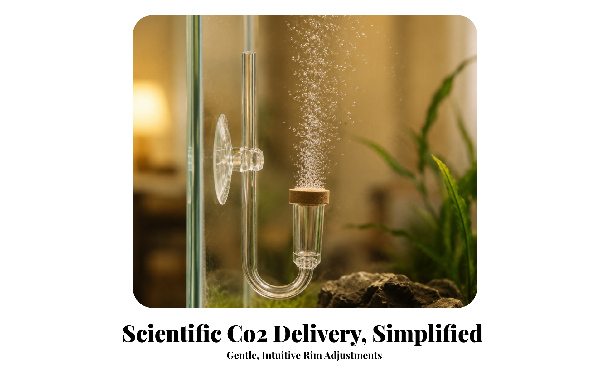 Acrylic CO2 Spreader Long-Lasting Aquarium CO2 Spreader Clear