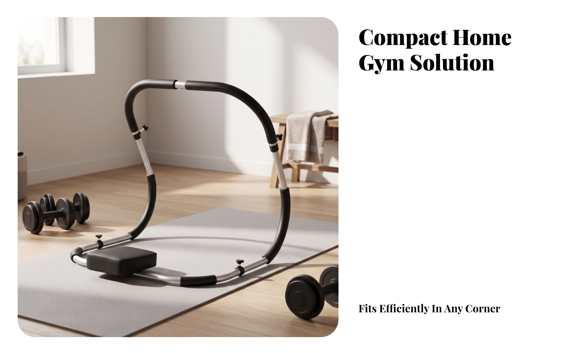 Abdominal Exercise Machine Ergonomic Abdominal Device Freestanding for Home Gym