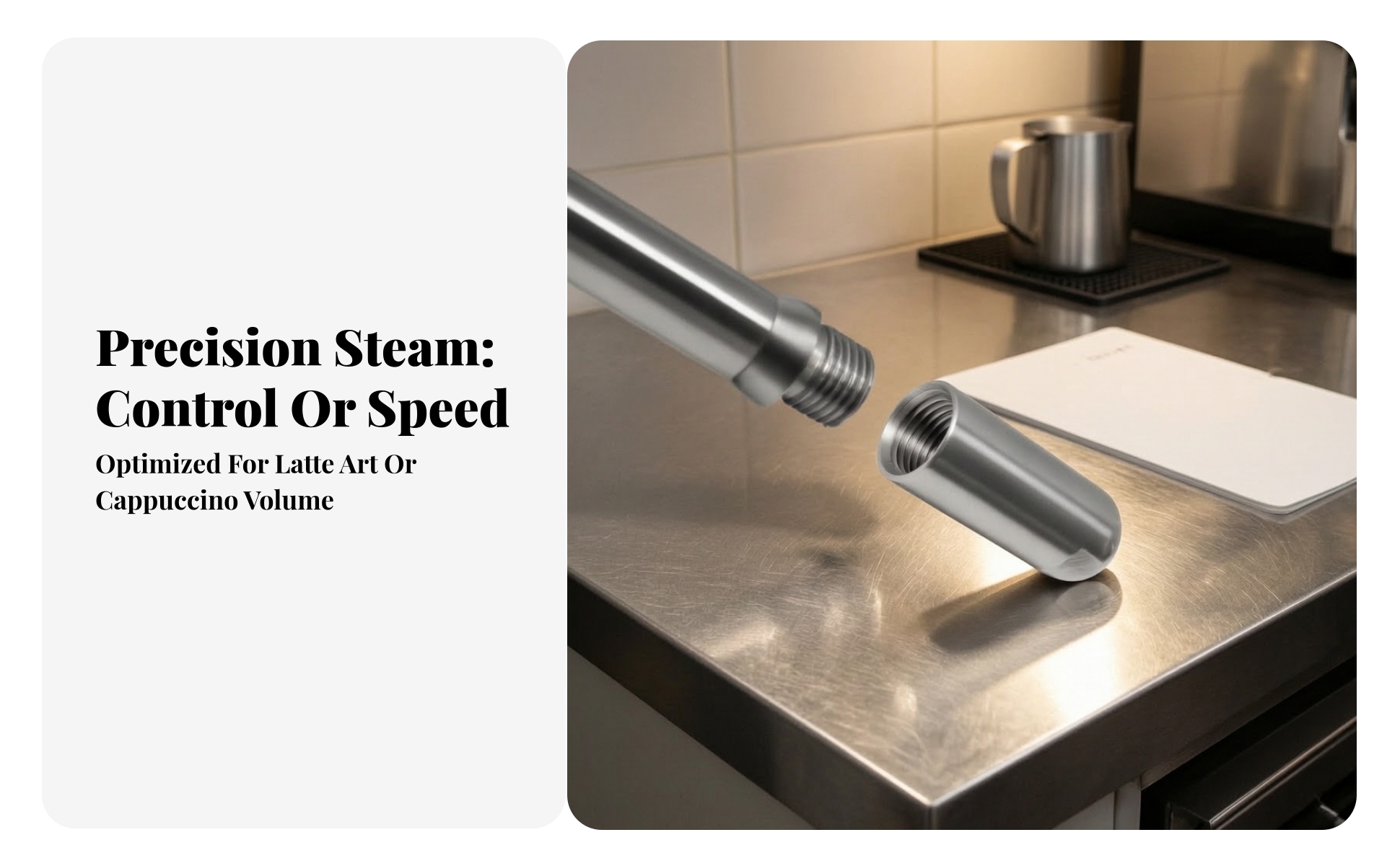 Coffee Machine Steam Nozzle 304 Stainless Steel Espresso Machine Steam Wand Tip