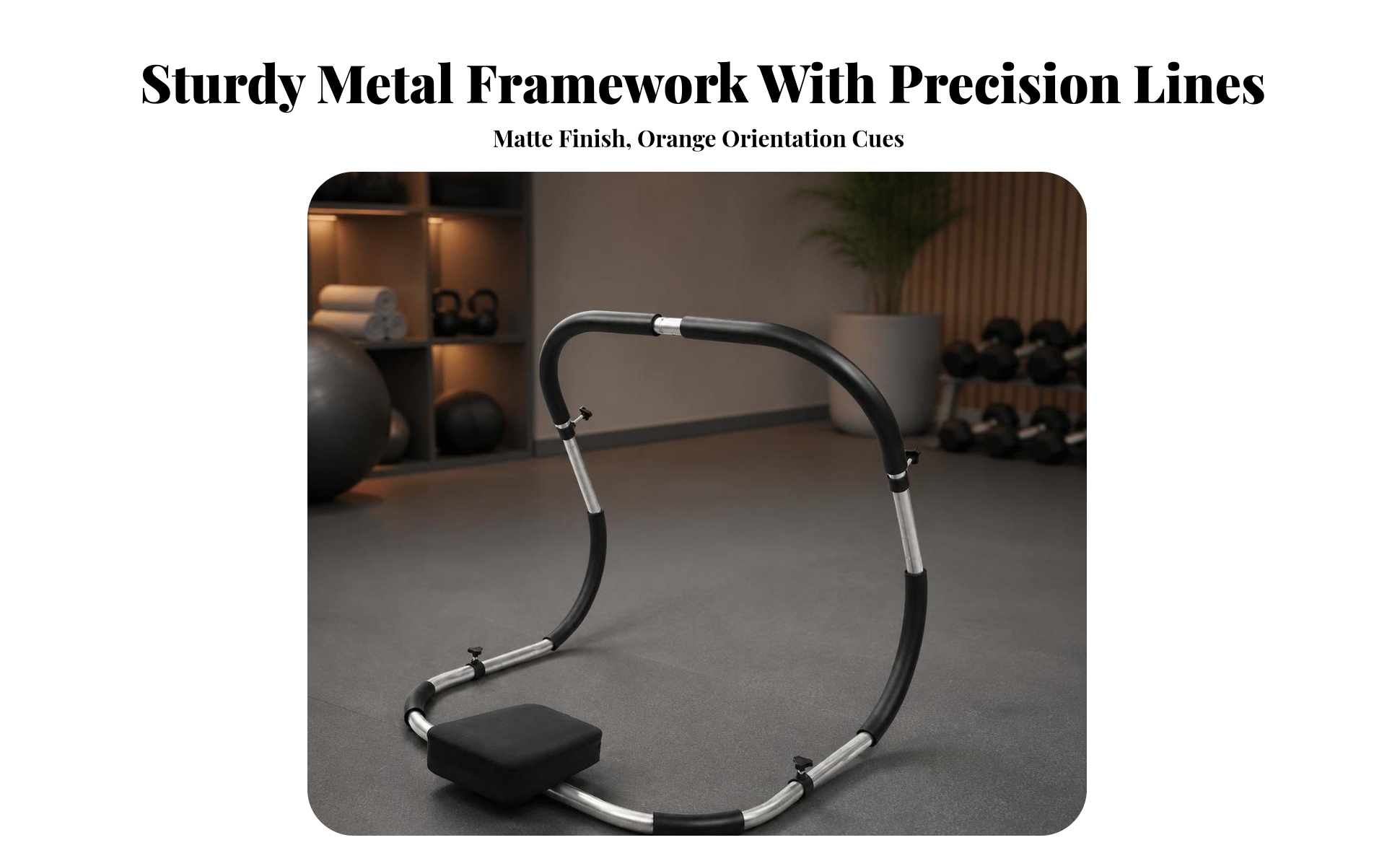 Abdominal Exercise Machine Ergonomic Abdominal Device Freestanding for Home Gym