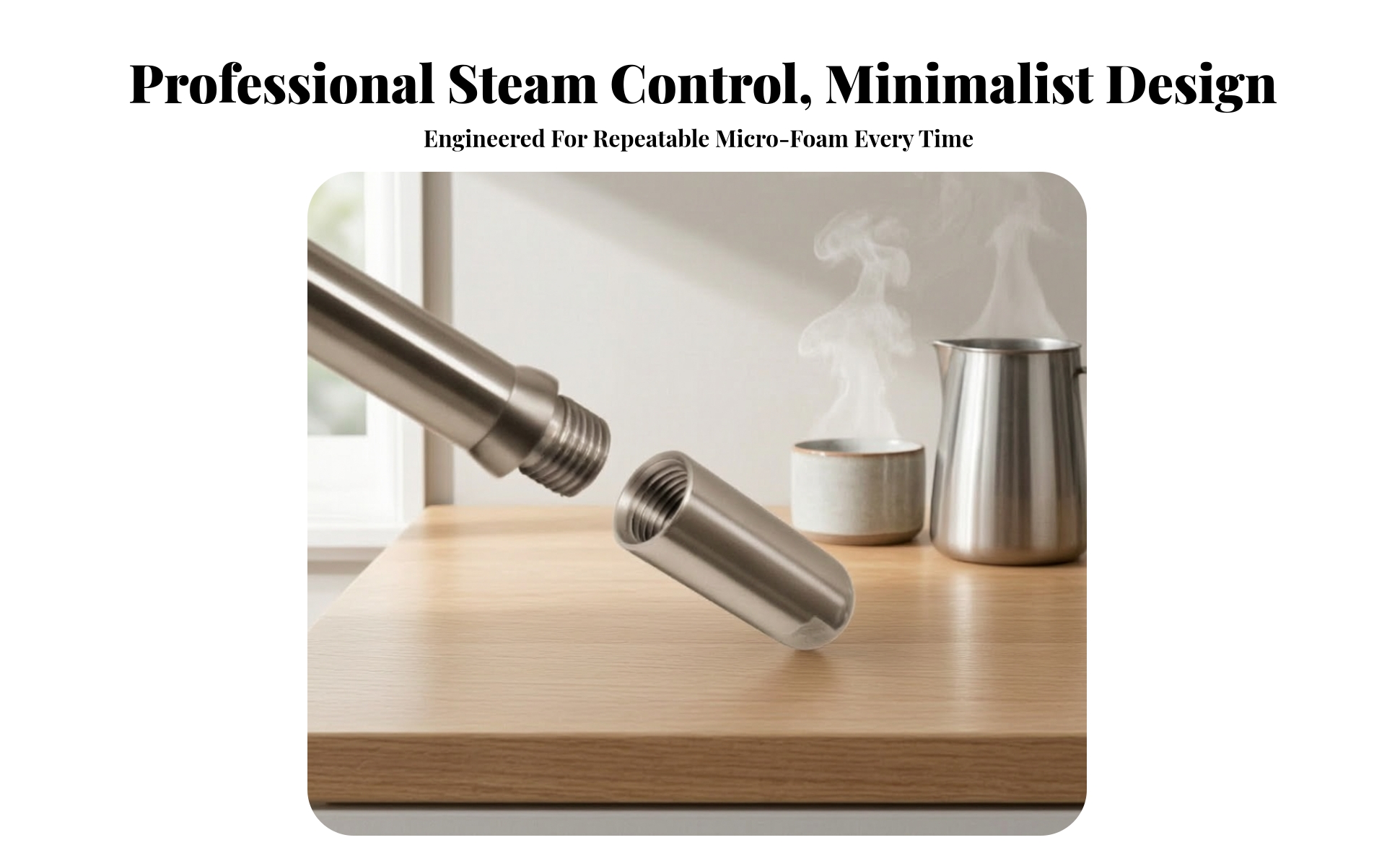 Coffee Machine Steam Nozzle 304 Stainless Steel Espresso Machine Steam Wand Tip