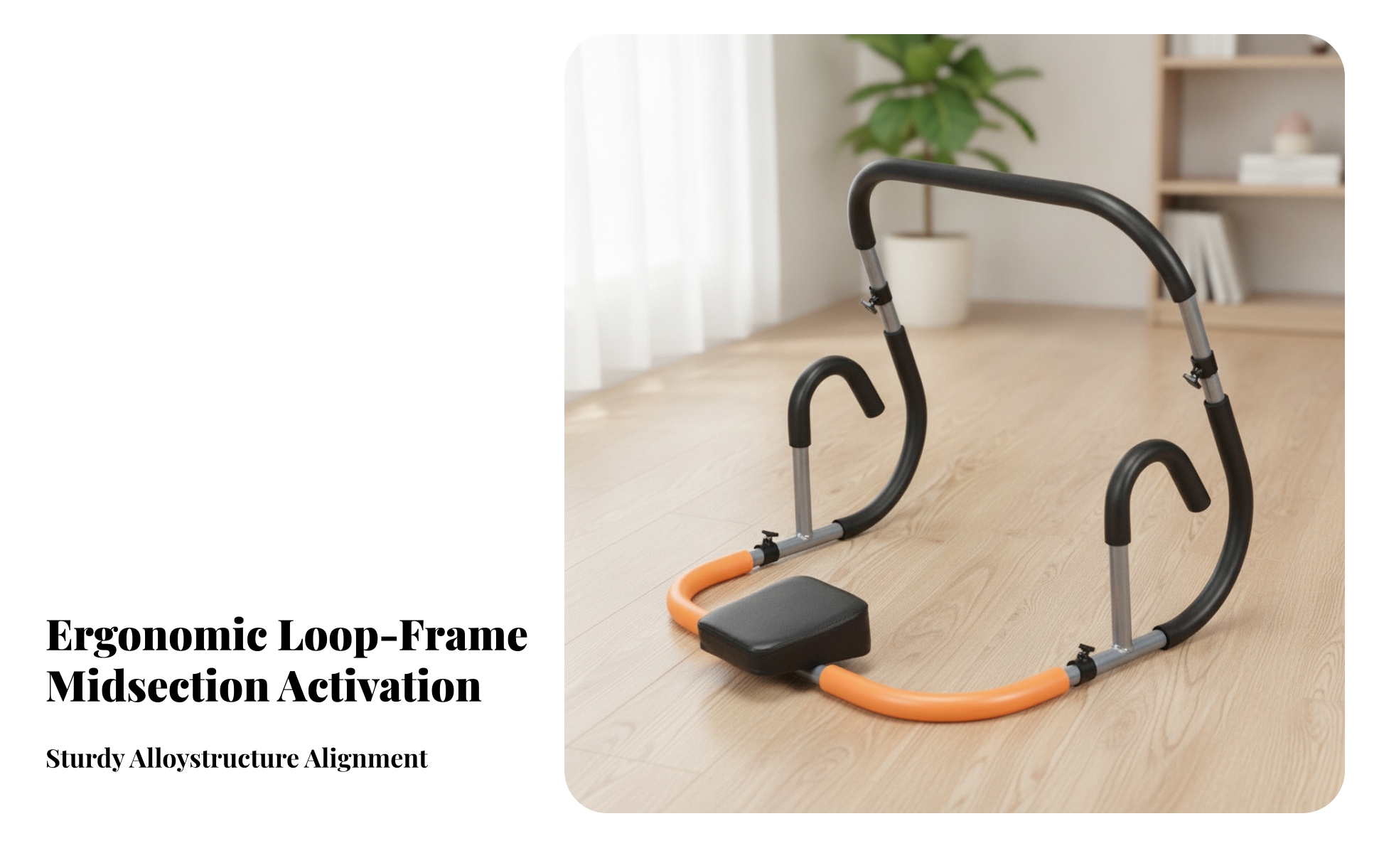 Abdominal Exercise Machine Ergonomic Abdominal Device Freestanding for Home Gym