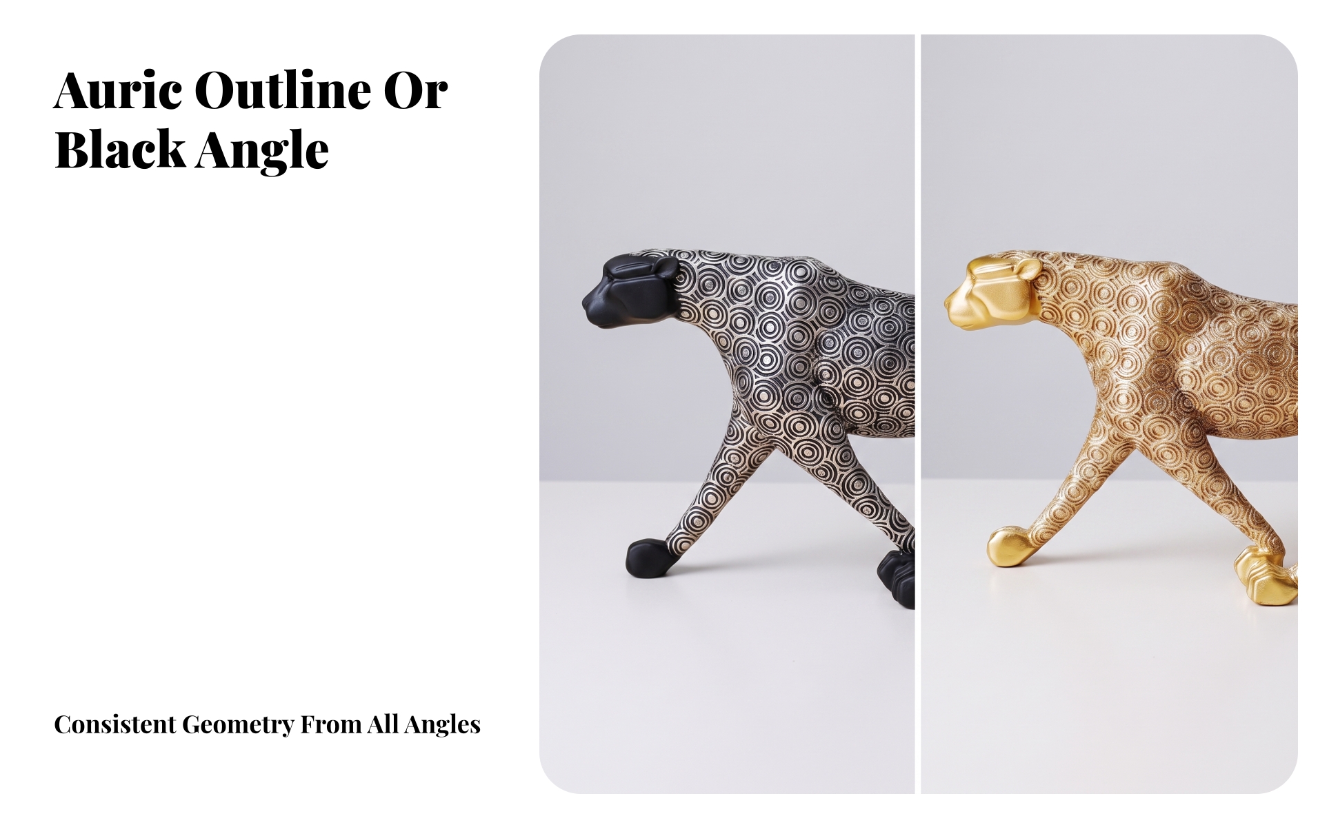Leopard Statue Decorative Animal Sculpture Resin for Living Room, Art Collectors