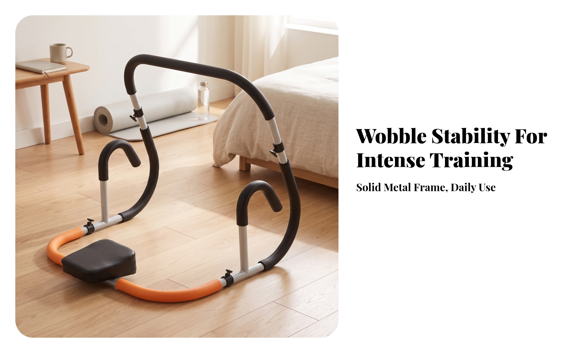 Abdominal Exercise Machine Ergonomic Abdominal Device Freestanding for Home Gym