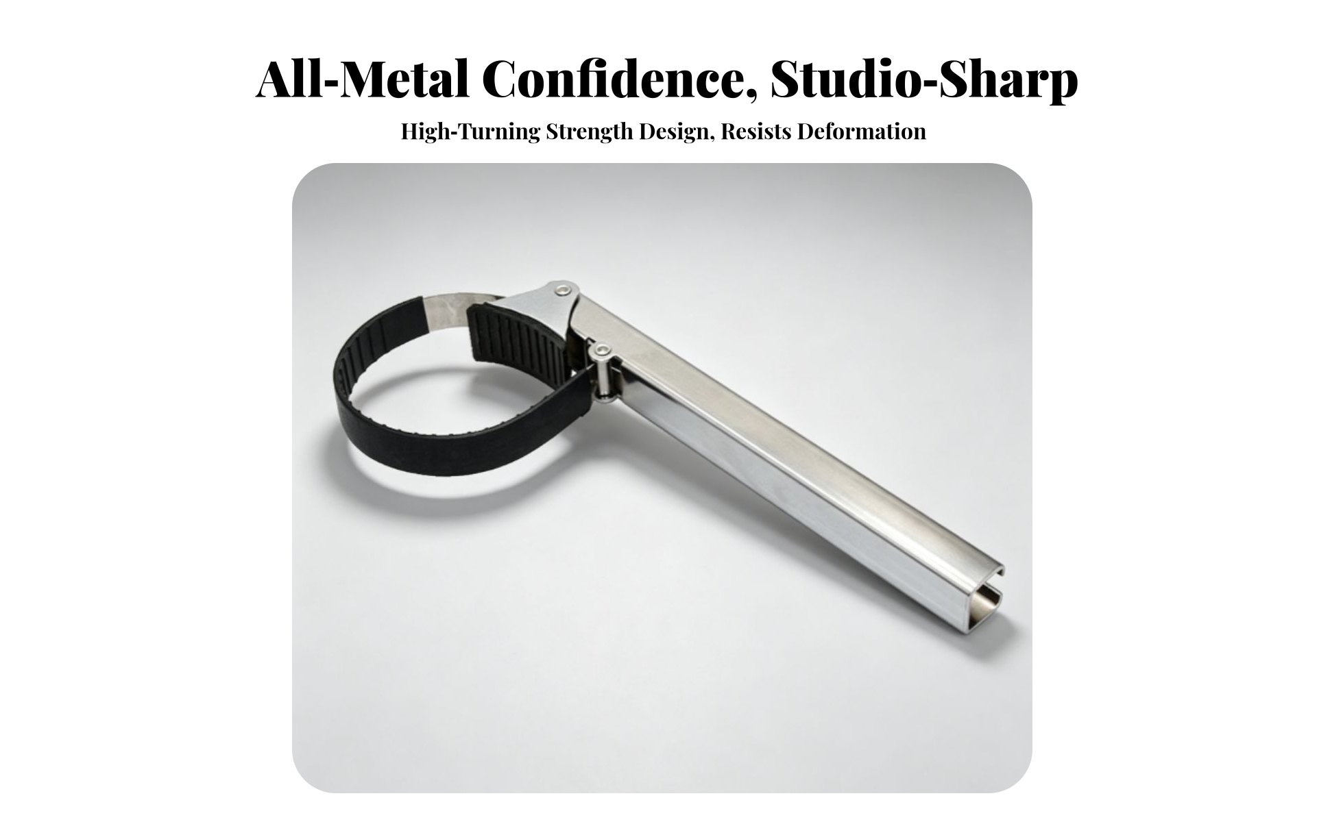 Oil Filter Strap Wrench Universal Fit Oil Filter Wrench Long-Handle for DIYers