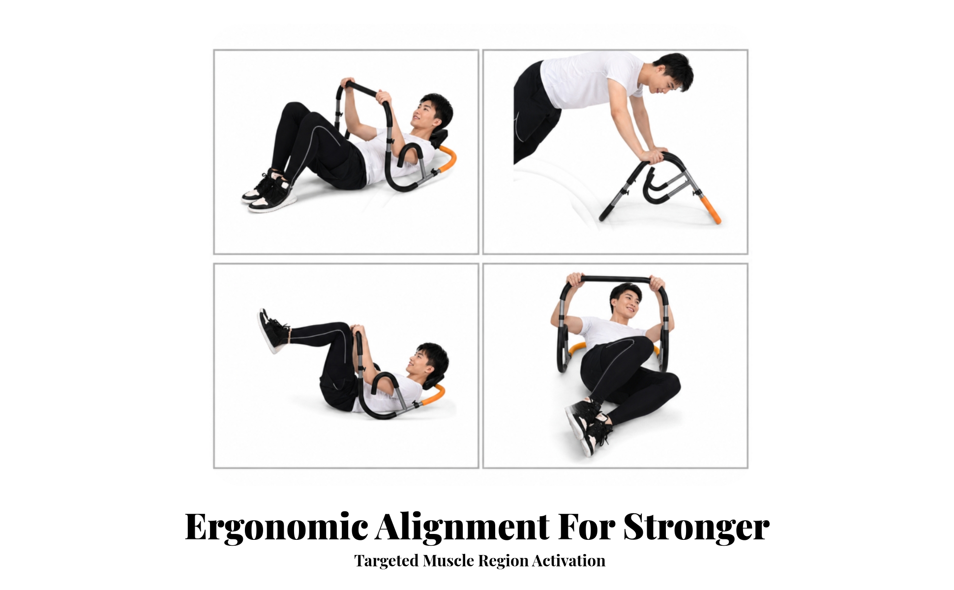 Abdominal Exercise Machine Ergonomic Abdominal Device Freestanding for Home Gym