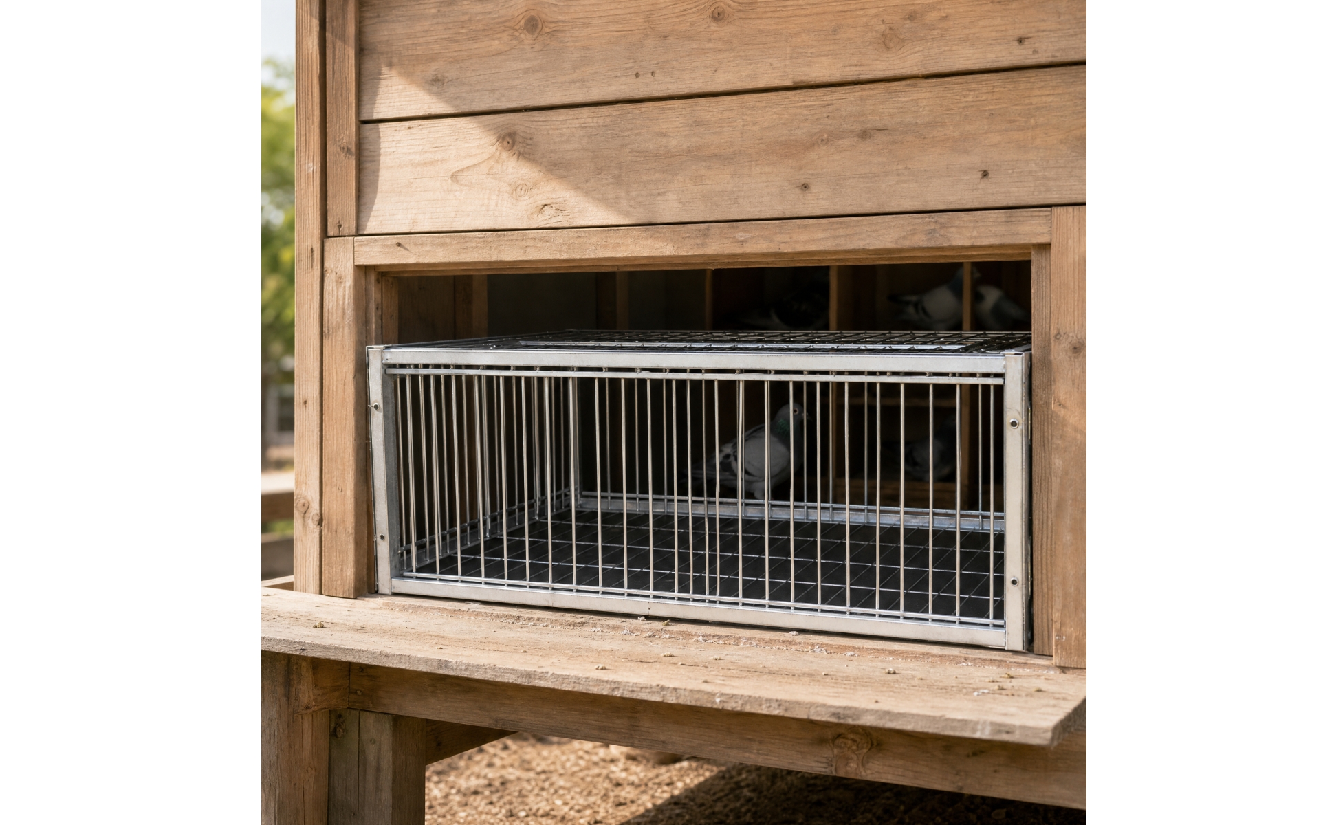 Cage à Pigeons sans Assemblage Cage à Pigeons En Fer Ventilé pour Pigeonnier