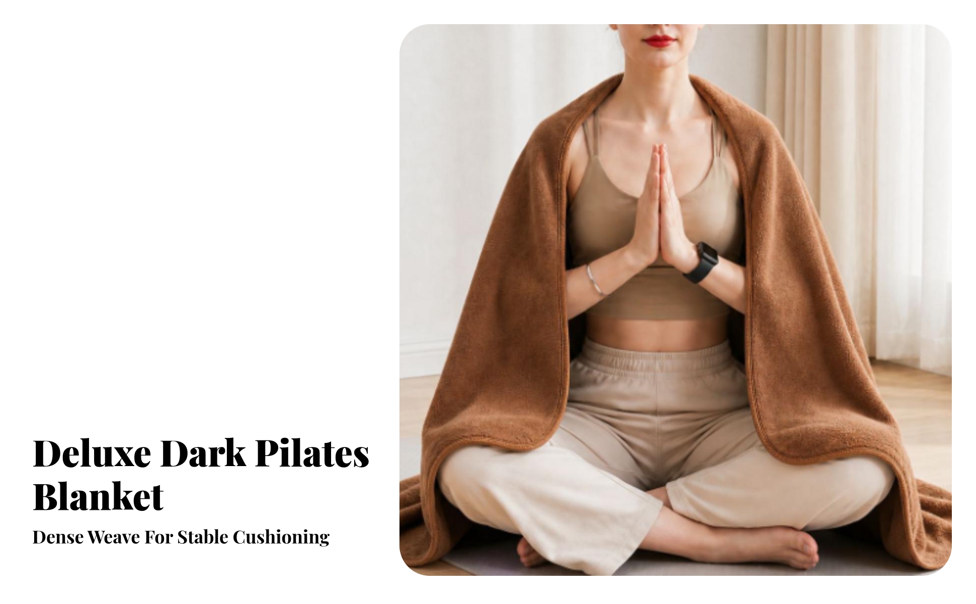 Fleece Mindfulness Blanket Soft Soft Mindfulness Blanket Versatile for Yogis
