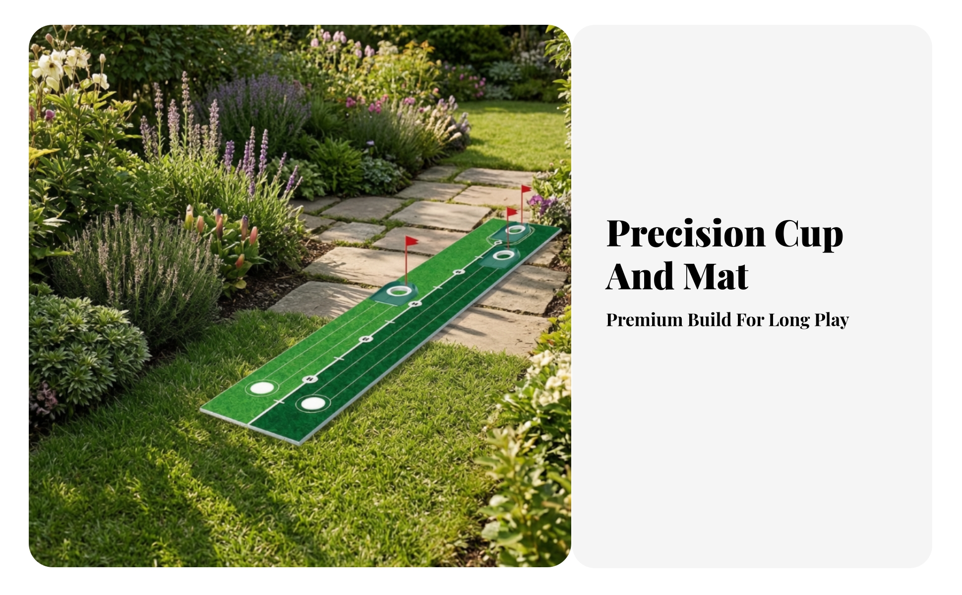 Golf Putting Game Set Portable Putting Game Mat with Carrying Bag for Home, Kids