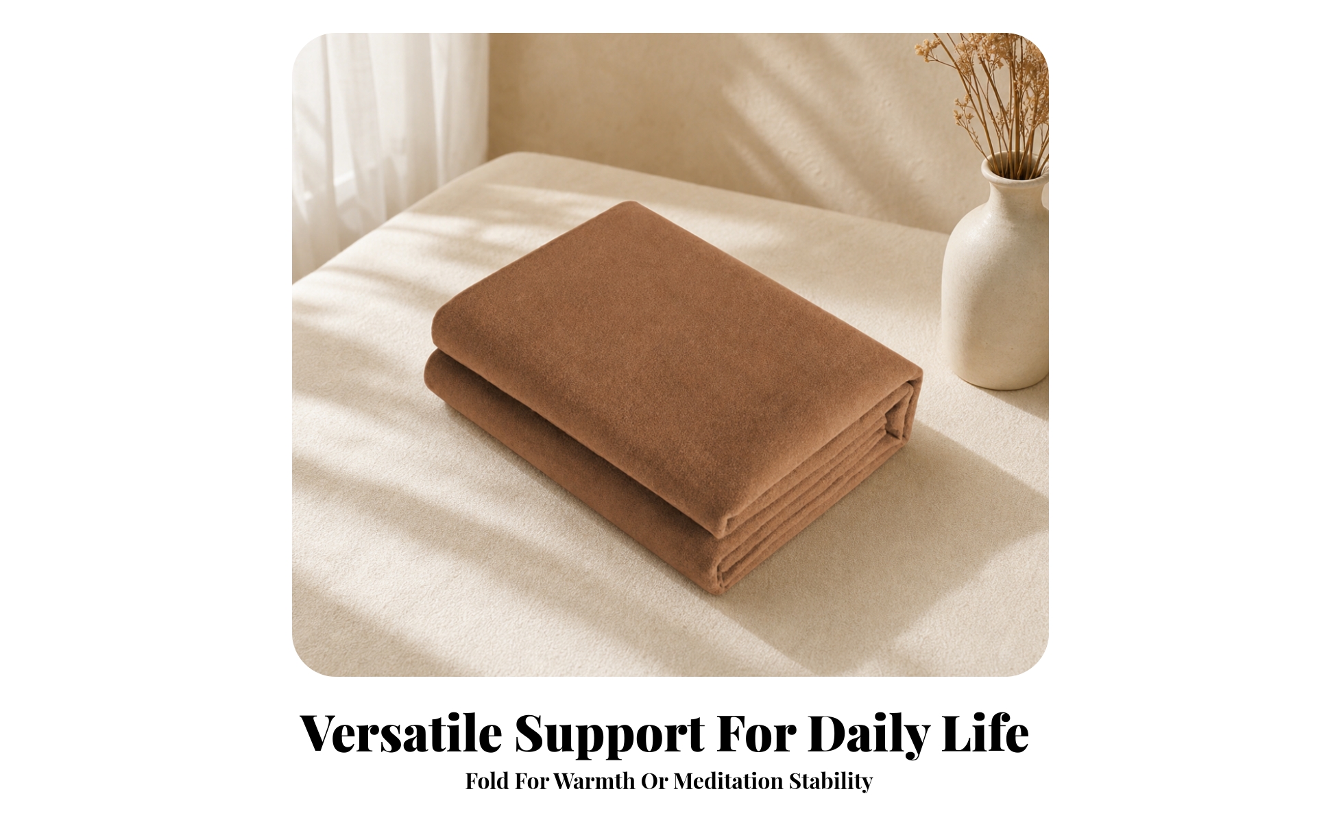 Fleece Mindfulness Blanket Soft Soft Mindfulness Blanket Versatile for Yogis