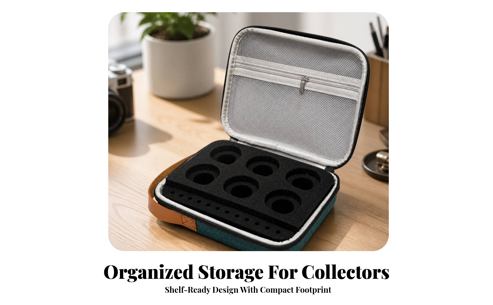 Battling Top Storage Case Hard Shell Rotating Spinning Top Case Two-Layer