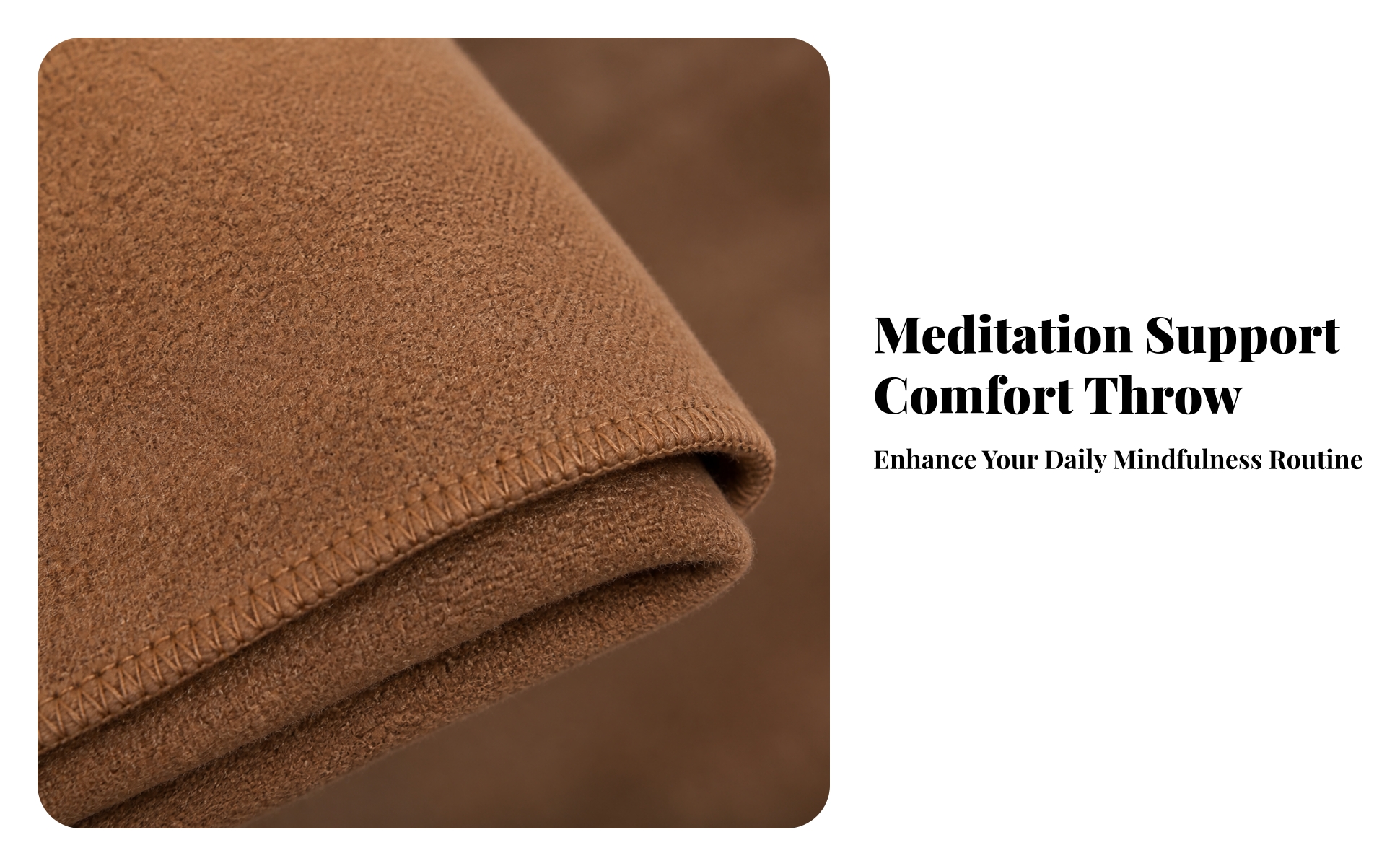 Fleece Mindfulness Blanket Soft Soft Mindfulness Blanket Versatile for Yogis