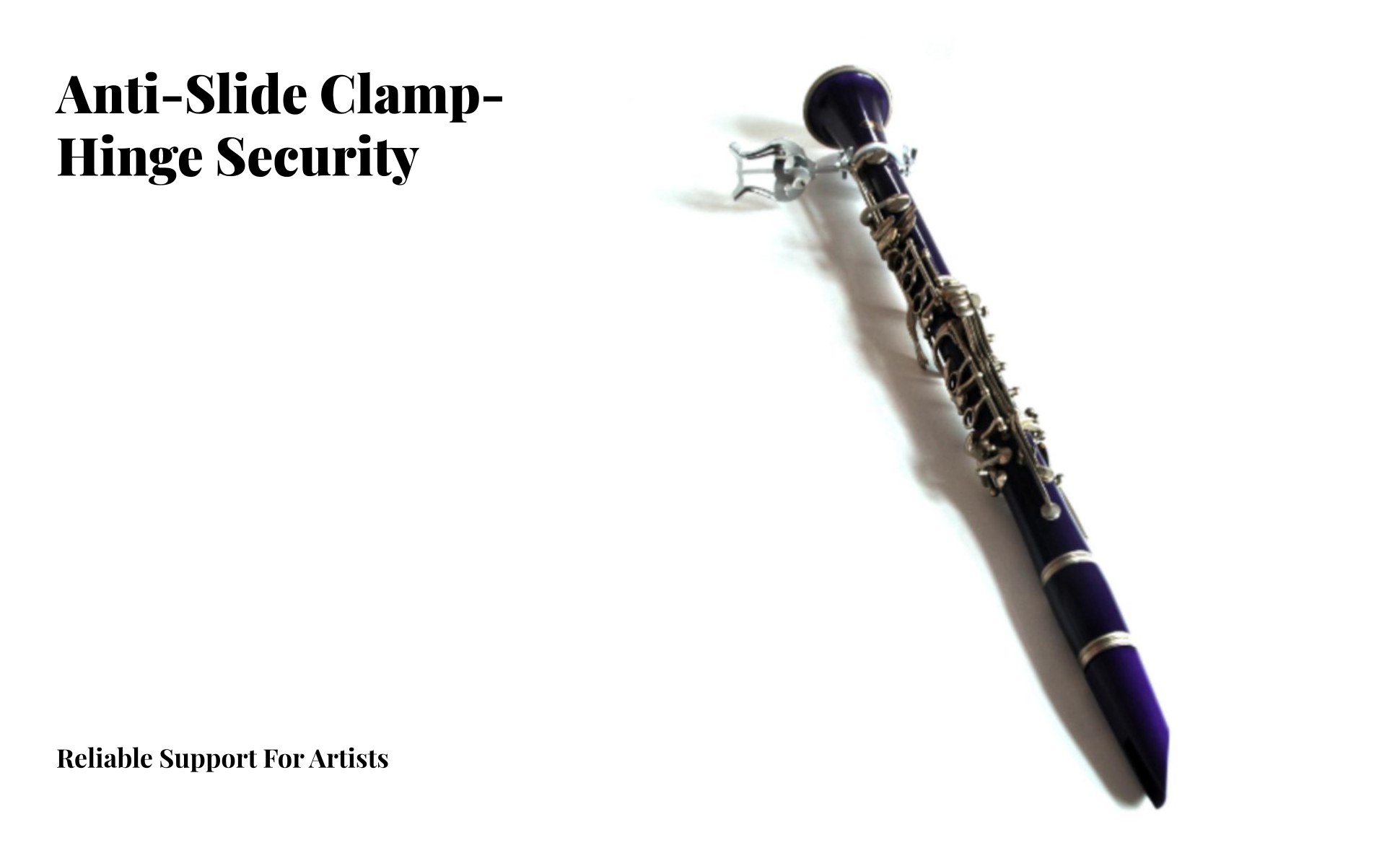 Marching Lyre Clip Portable Clarinet Lyre Holder Lightweight for Clarinetists